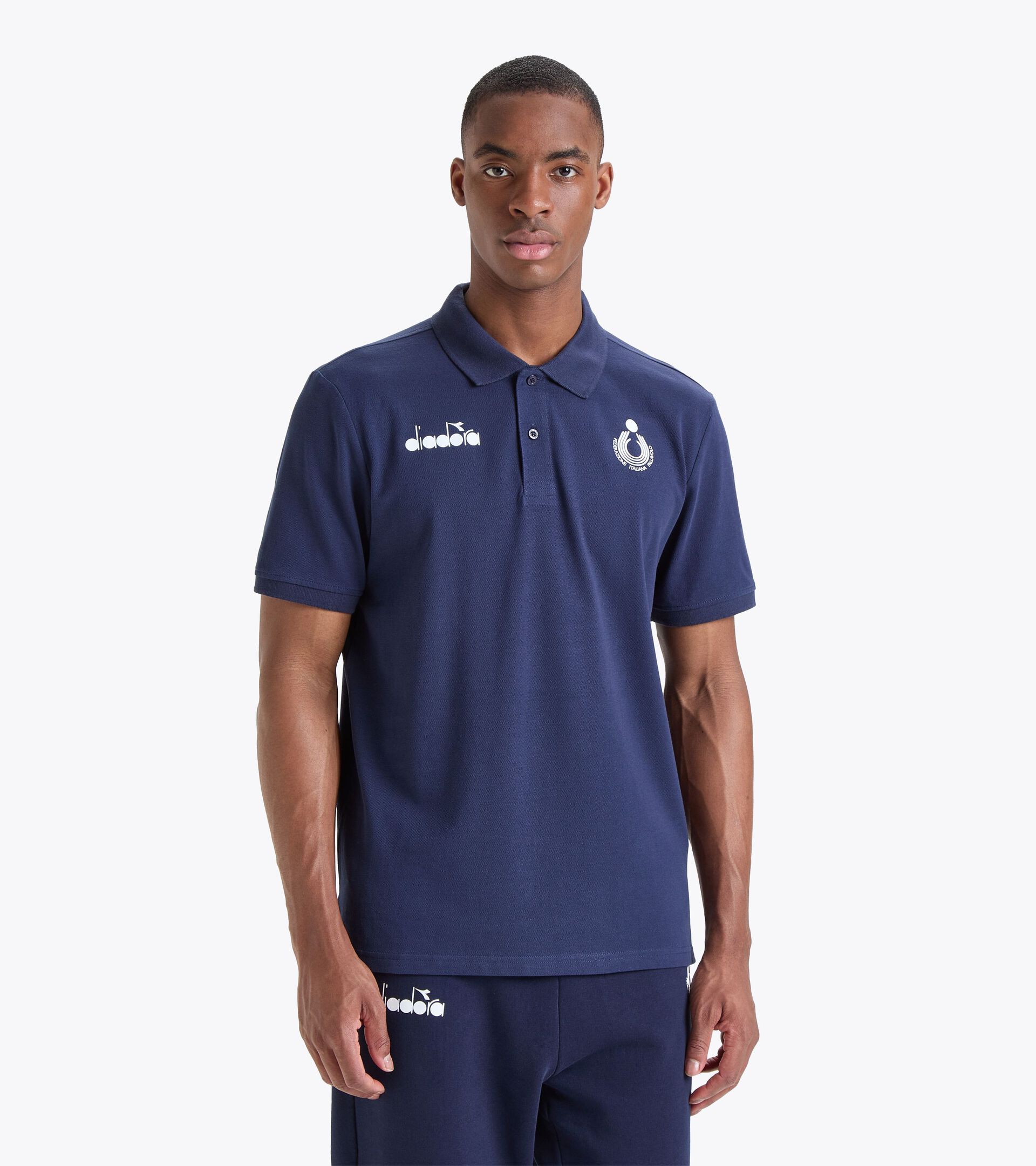 POLO RAPPRESENTANZA BV23 ITALIA Polo shirt - Italy Volleyball - Diadora Store US