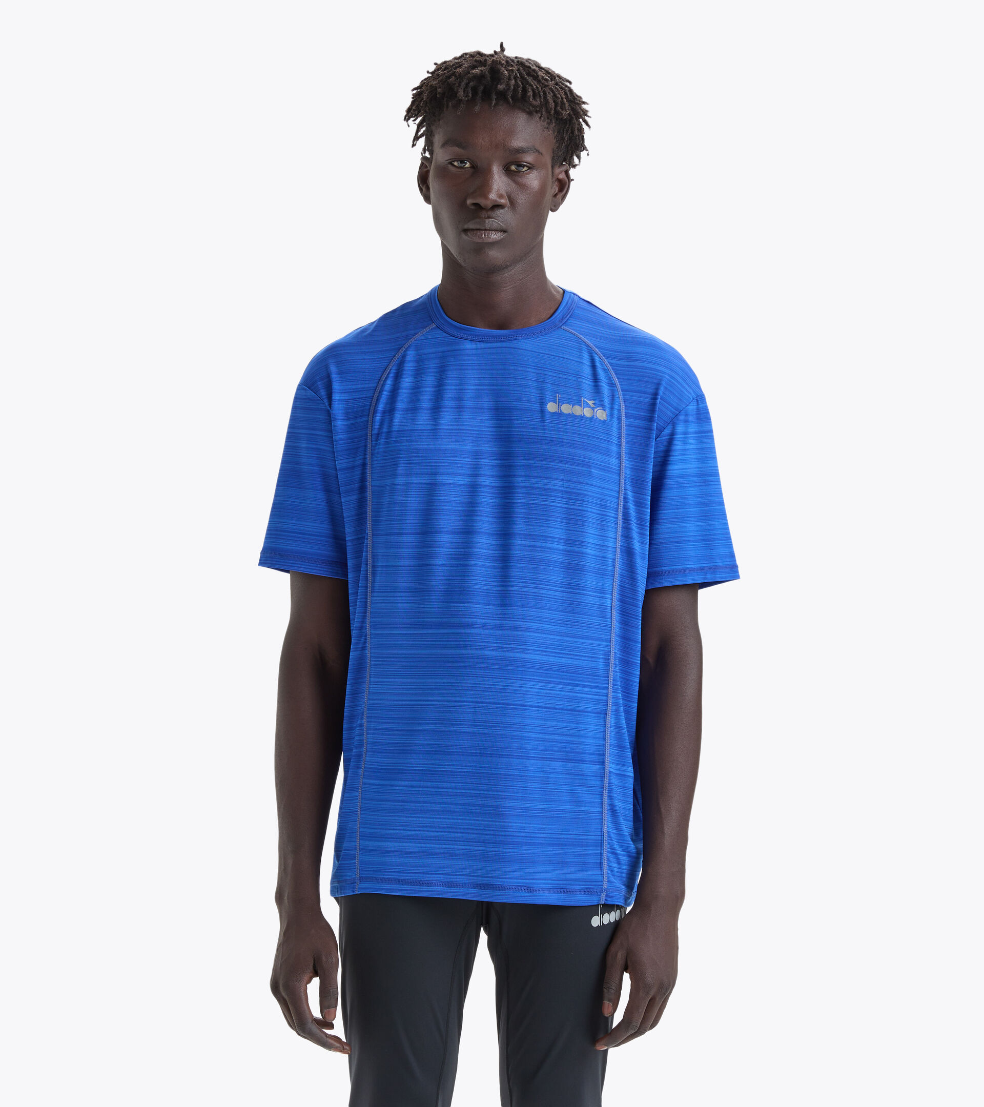 T-shirt de running - Homme SS T-SHIRT TECH BE ONE TURC MER BLEU - Diadora