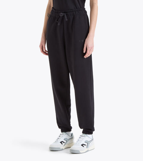 Cotton sweatpants - Gender neutral PANT SPW LOGO BLACK - Diadora