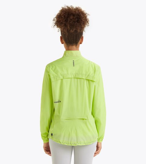 Packable windproof running jacket  - Women’s
 L. PACKABLE WIND JACKET SHADOW LIME - Diadora