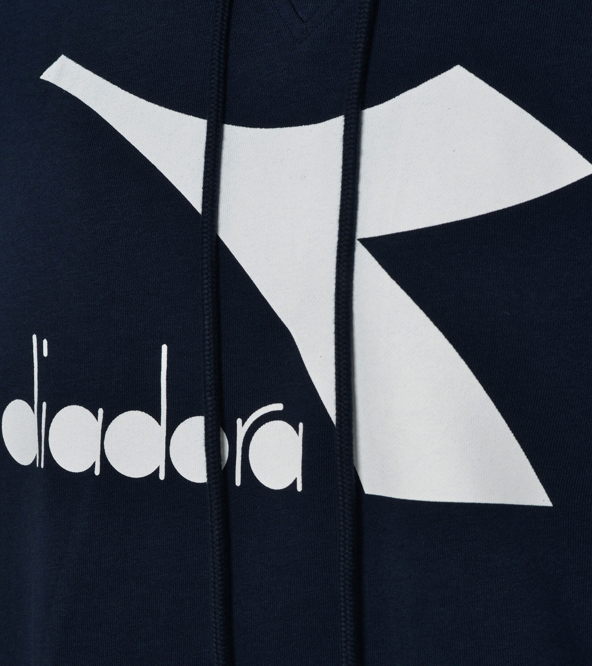 Hooded sweatshirt - Men HOODIE SWEAT LOGO CHROMIA BLUE CORSAIR - Diadora