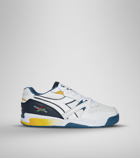 Double Action Technology shoe - Unisex DURATECH ELITE WHITE/BLUE SAPPHIRE - Diadora