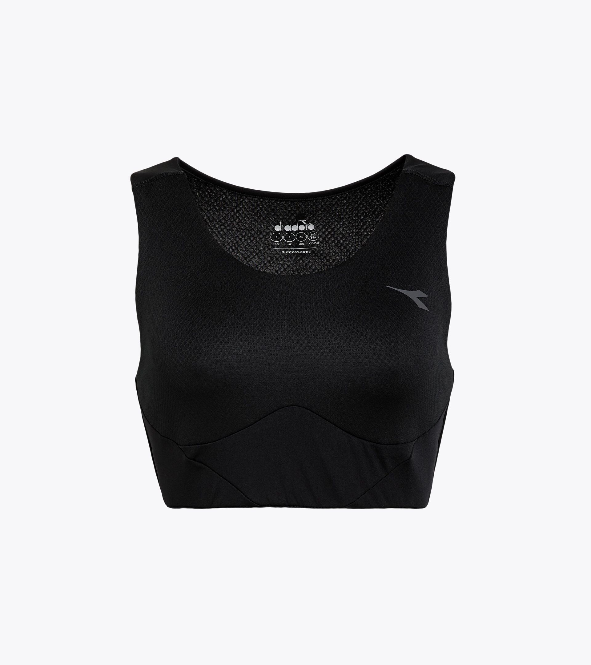 Sujetador deportivo - Mujer L. MEDIUM BRA RUN CREW NEGRO - Diadora