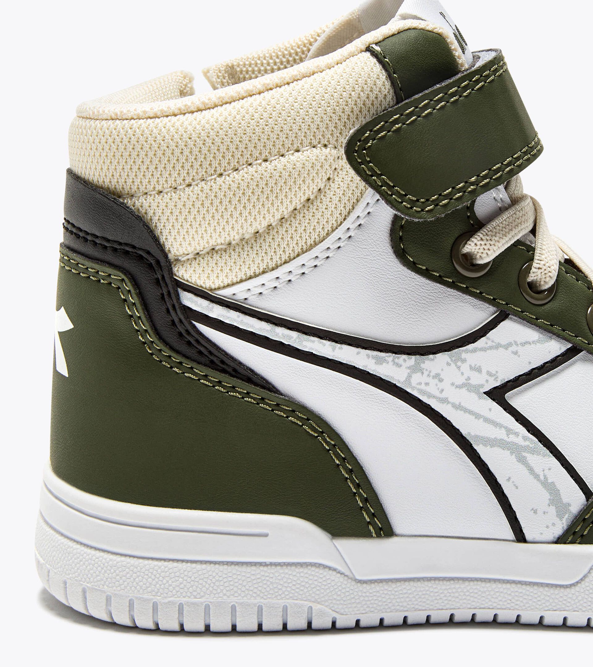 Sports shoes - Kids 4-8 years RAPTOR MID TARTAN PS GREEN RIFLE - Diadora