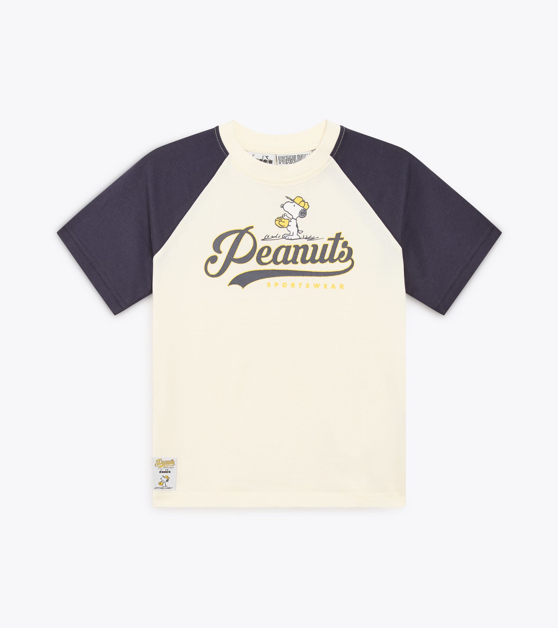 Peanuts college-style t-shirt - Kids - All-gender JU. T-SHIRT SS PEANUTS BLUE DENIM - Diadora