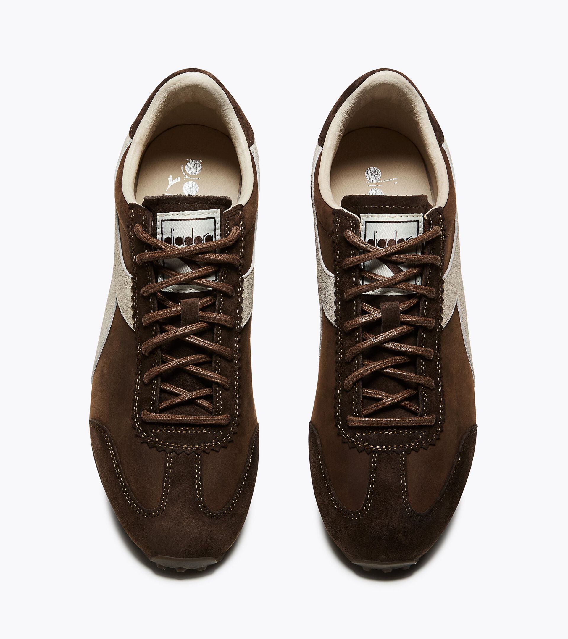 Leather Sneaker - Low-Profile - All-gender RALLY WAXED BROWN CHESTNUT - Diadora