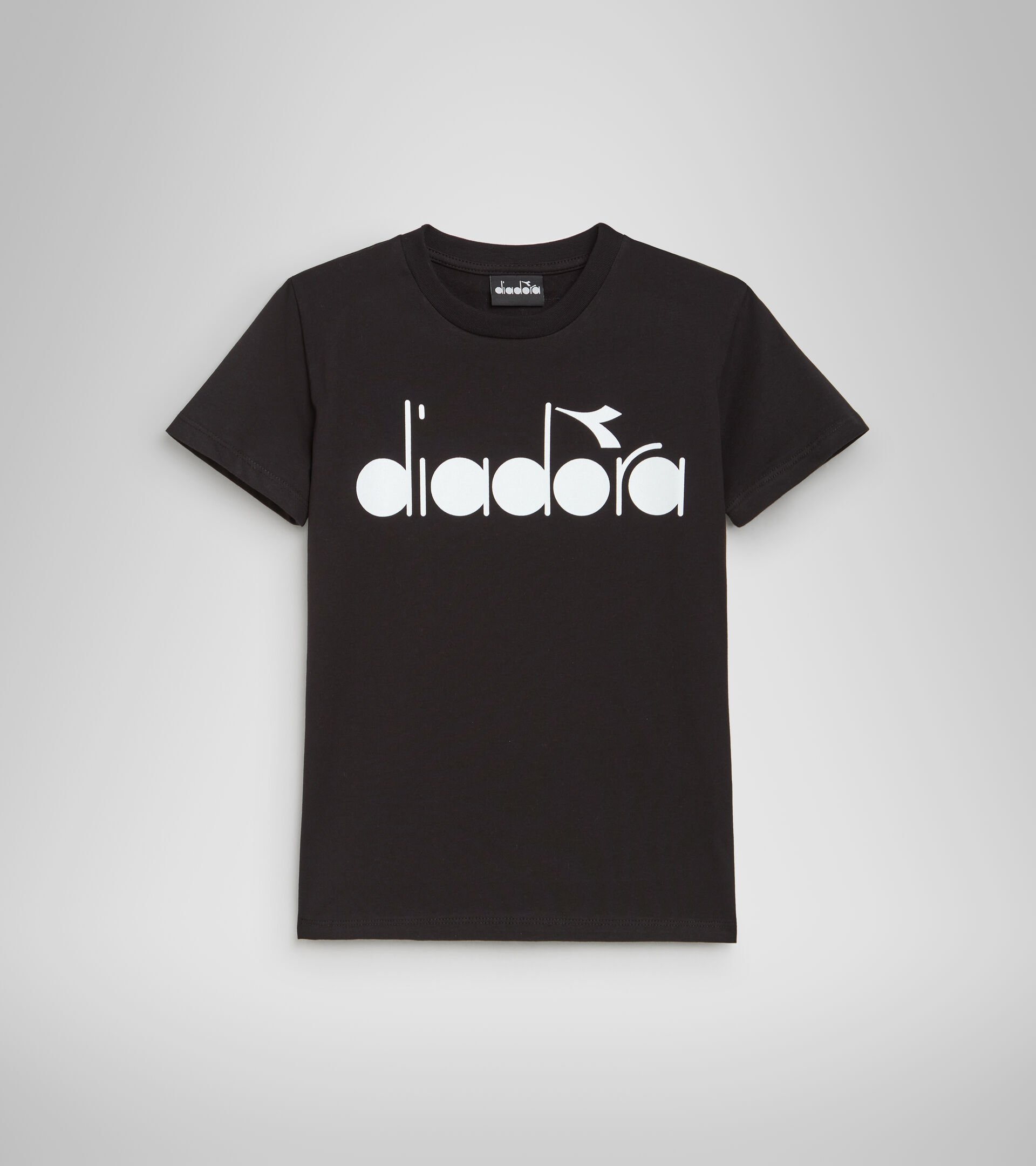 T-shirt nera - Boy JB.T-SHIRT D BLACK/OFF WHITE - Diadora