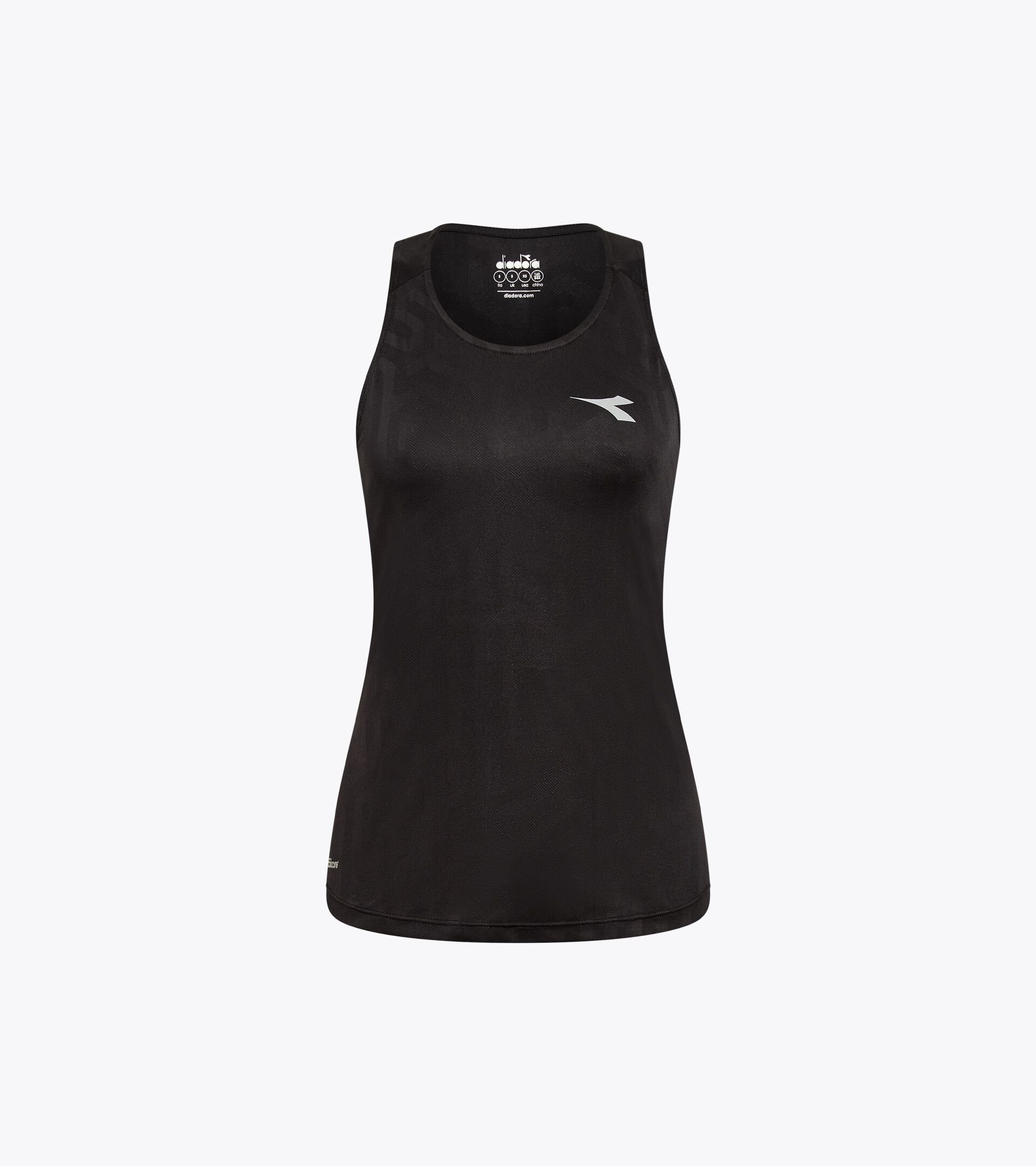 Running-Tanktop - Leichtes Coolcore-Gewebe - Damen L. SUPER LIGHT TANK SCHWARZ - Diadora