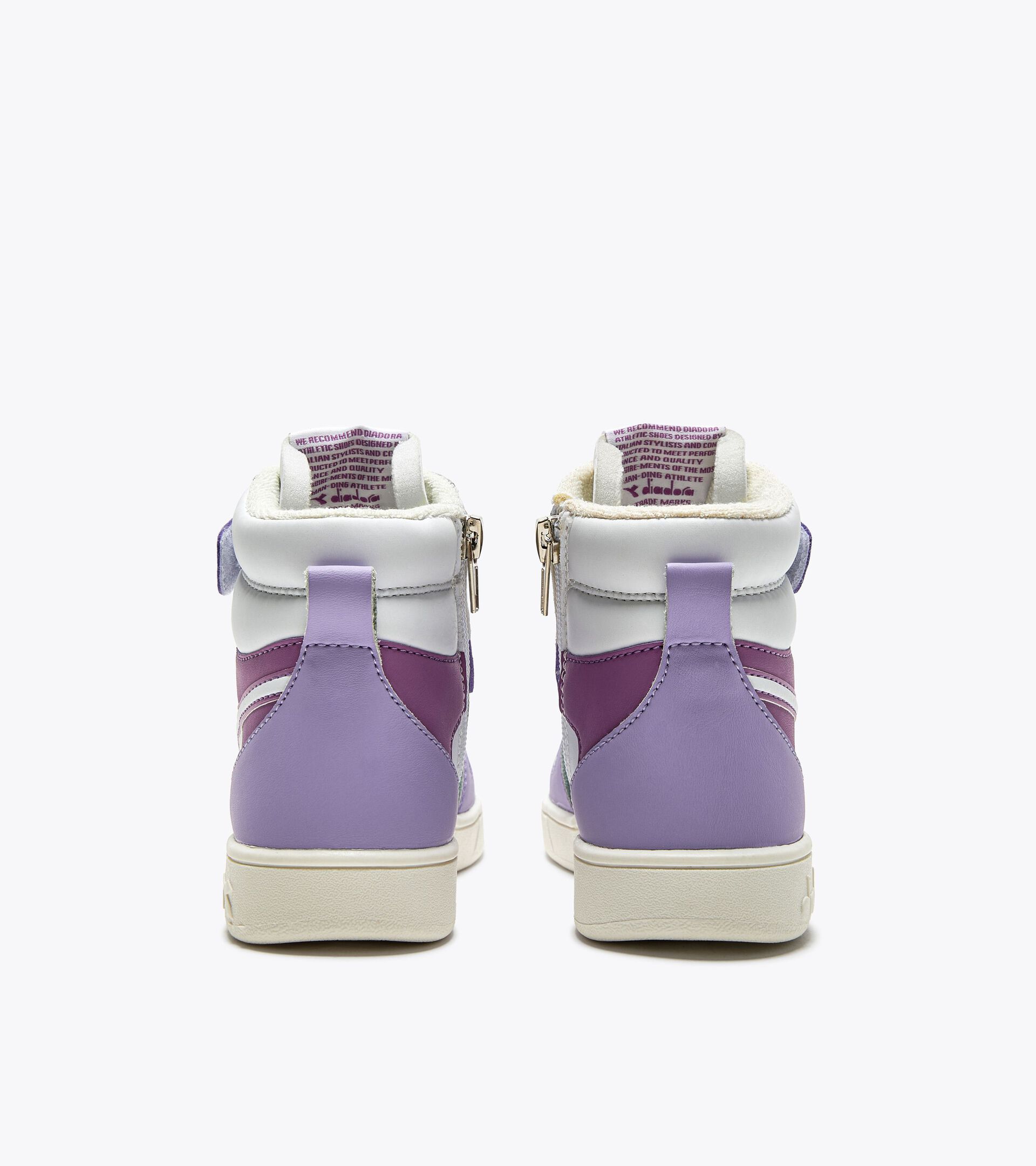 Scarpa sportiva - Bambini/e 4-8 anni MAGIC BASKET MID PS VIOLA GELSO/BIANCO - Diadora