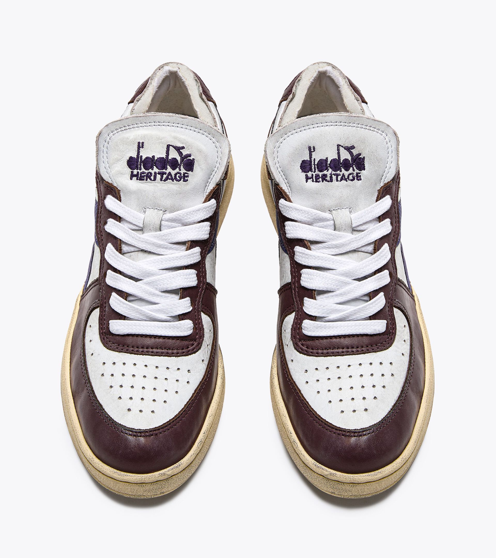 Heritage shoe - Gender Neutral MI BASKET ROW CUT ROSE TAUPE - Diadora