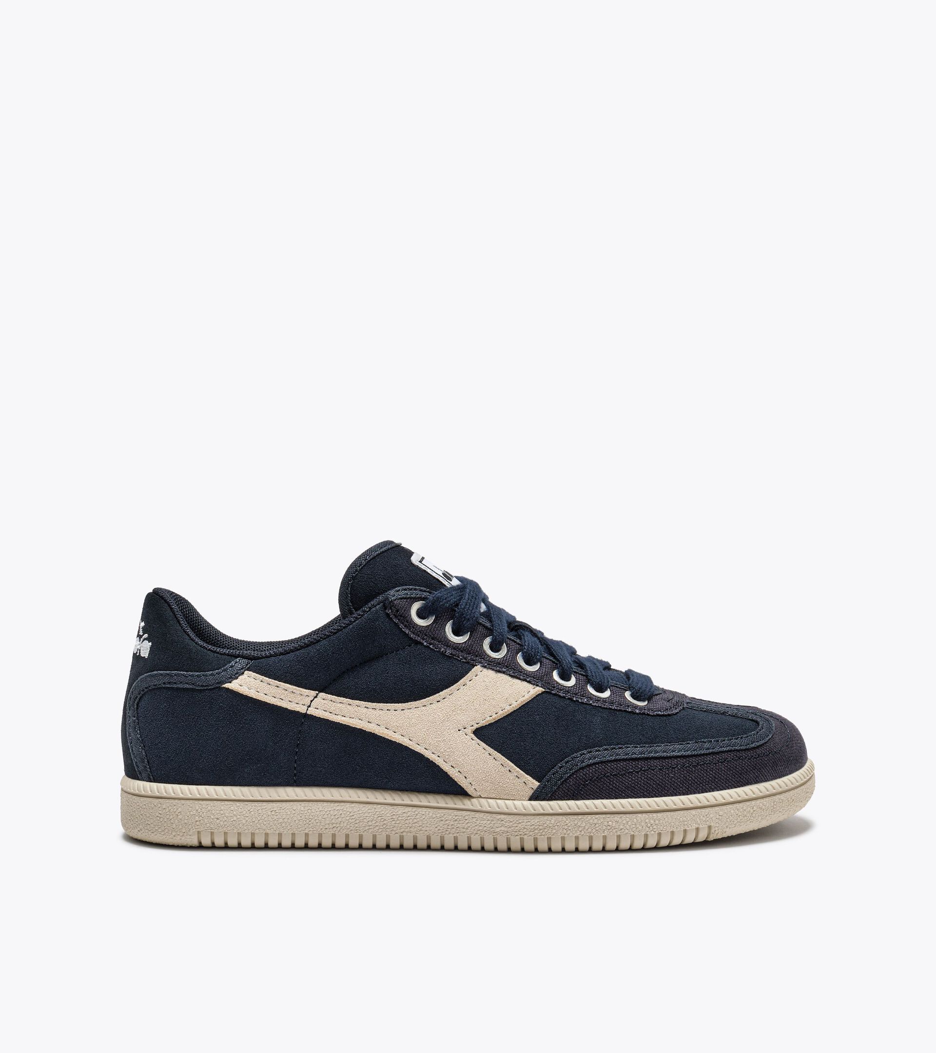 Diadora Mens’s Running Trainers Sneakers Blue & Gray Leather Suede size 9 TRAINER SUEDE Suede Leather Sneakers - Retro Running - All  main image 3
