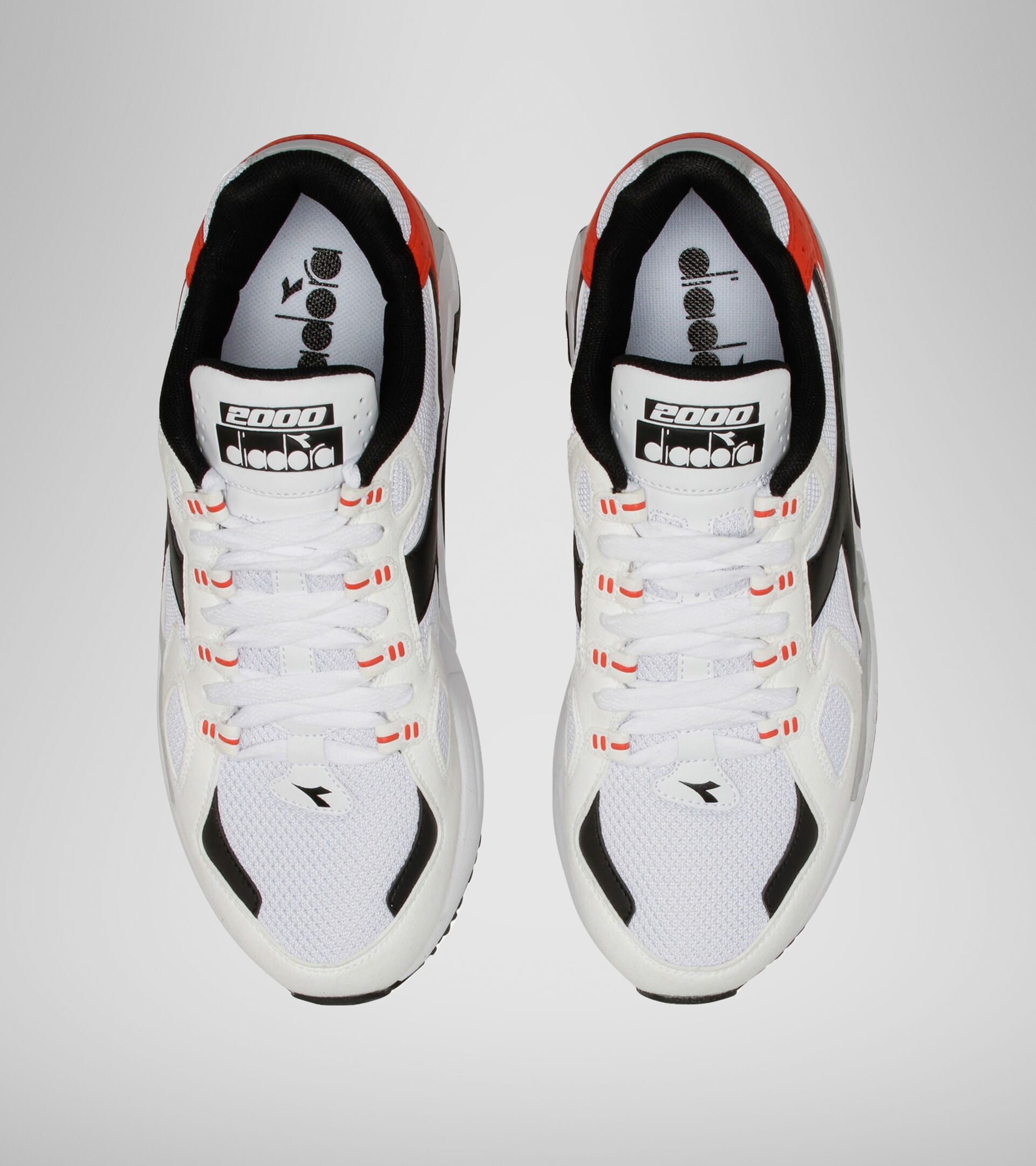 Sports shoe - Men MYTHOS SUEDE WHITE/BLACK/FIESTA - Diadora