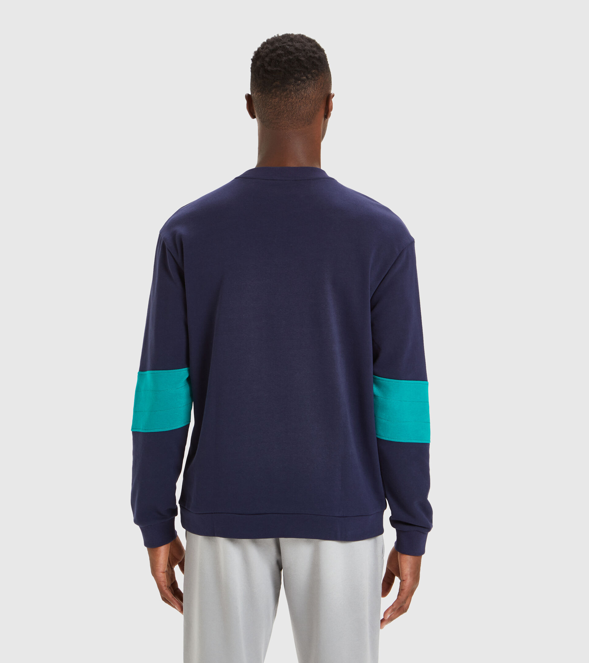 Apparel Sport UOMO SWEATSHIRT CREW SHIELD AZUL CHAQUETON Diadora