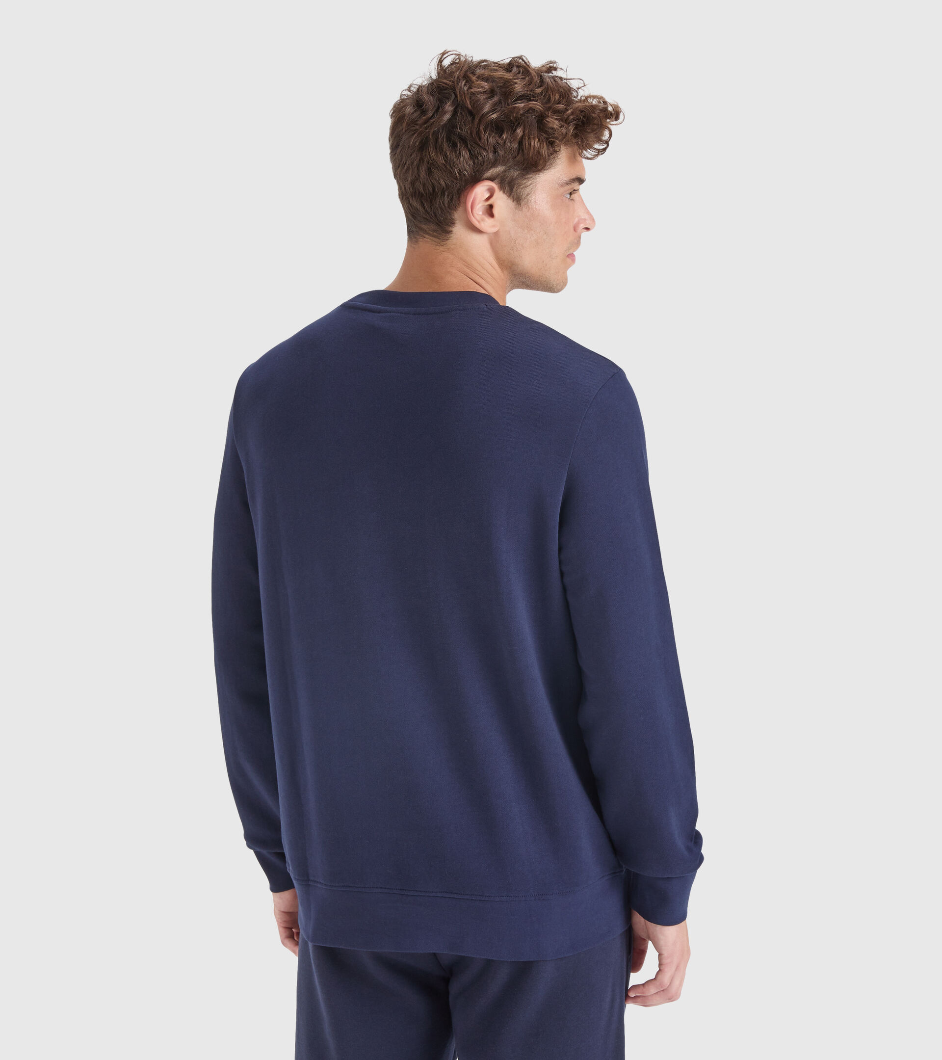 Sports sweatshirt - Men’s SWEATSHIRT CREW CHROMIA CLASSIC NAVY - Diadora