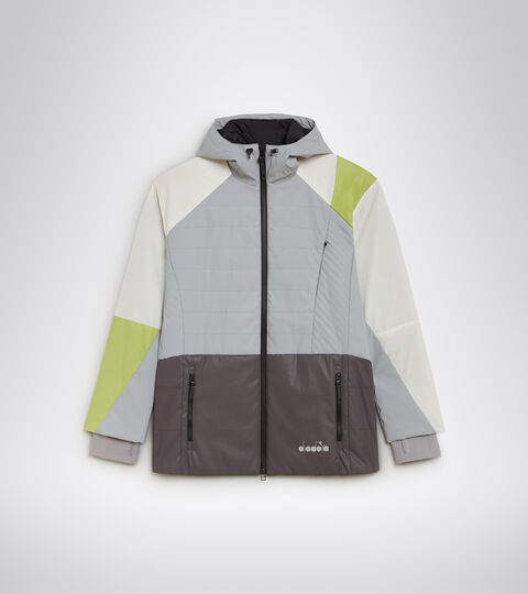 BRIGHT JACKET BE ONE, GRIGIO LEGA Giacca rifrangente da running - Uomo BRIGHT JACKET BE ONE GRIGIO LEGA - Diadora