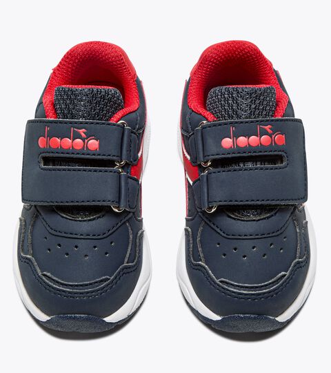 Kids’ sports shoe - All-gender - 1 to 3 years old
 FALCON 5 SL I BLUE CORSAIR/WHITE/FIERY RED - Diadora