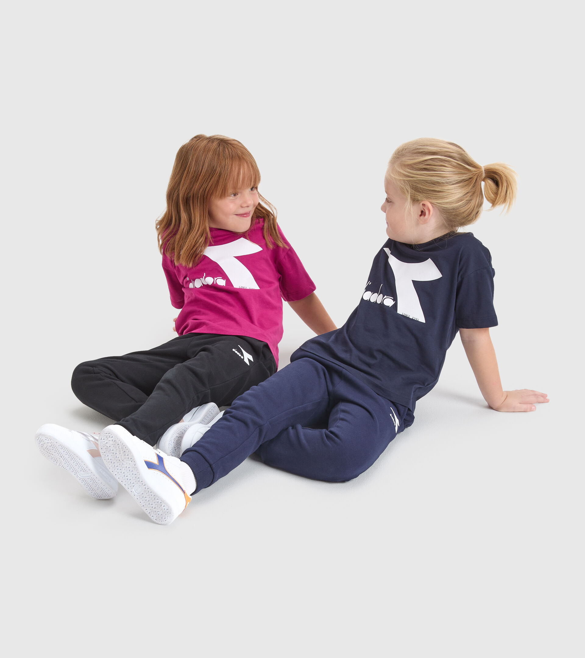 Junior sports T-shirt - Unisex JU. T-SHIRT SS CHROMIA VIOLET RASPBERRY - Diadora