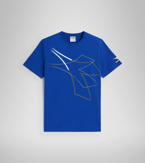 T-SHIRT SS TWIST, WAHR BLAU T-Shirt aus Baumwolle - Herren T-SHIRT SS TWIST WAHR BLAU - Diadora