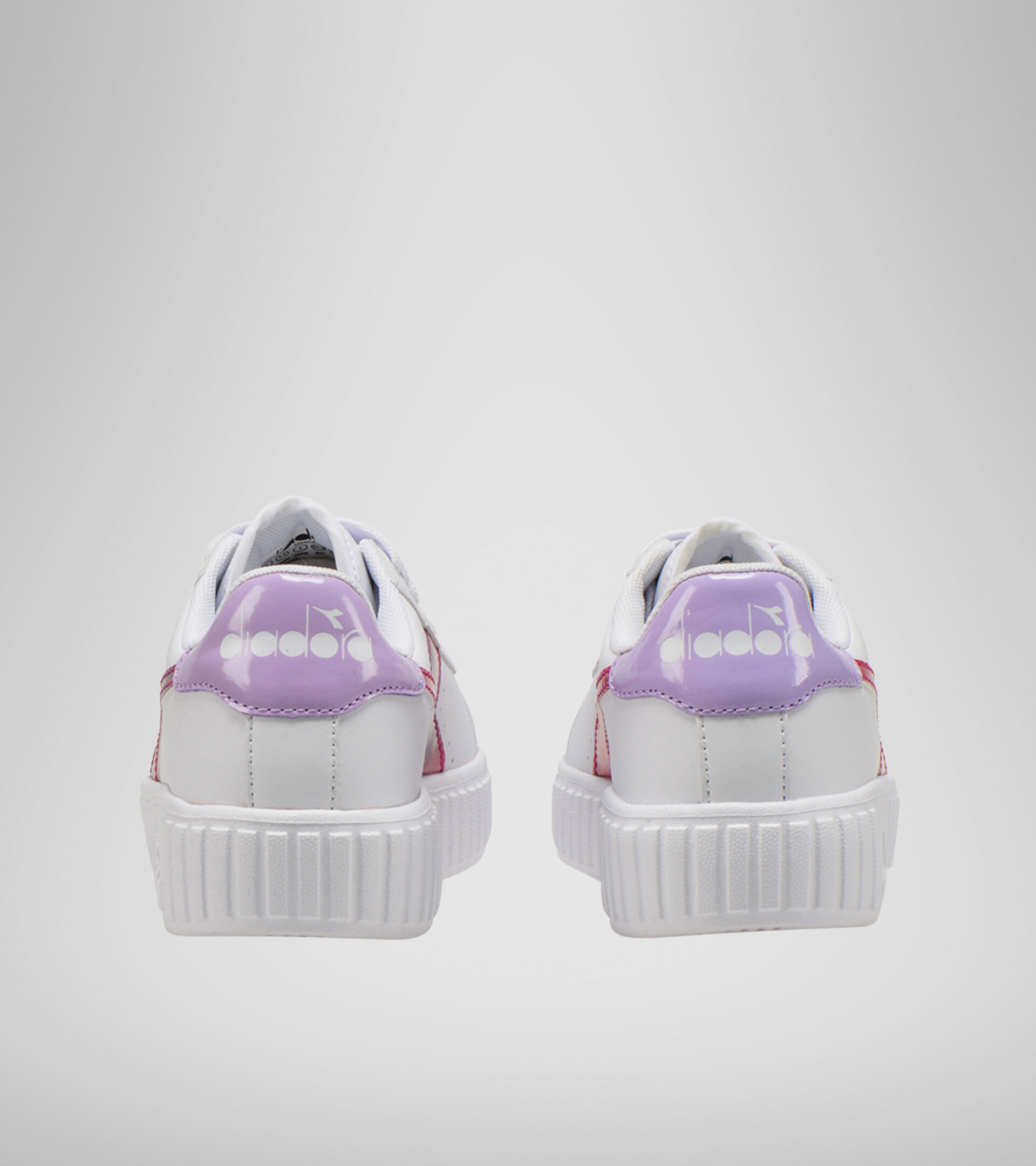 Chaussures de sport - Jeunes 8-16 ans GAME STEP RAINBOW GS BLANC/VIOLET LILAS - Diadora