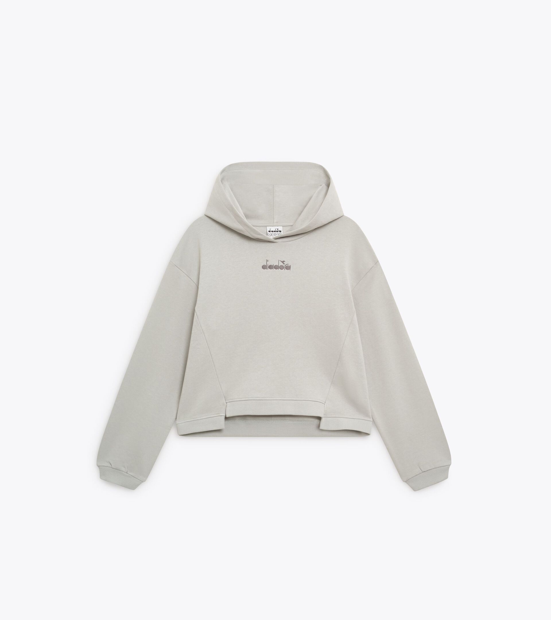 Hoodie - Women&rsquo;s L. HOODIE LOGO GREEN GRAY - Diadora