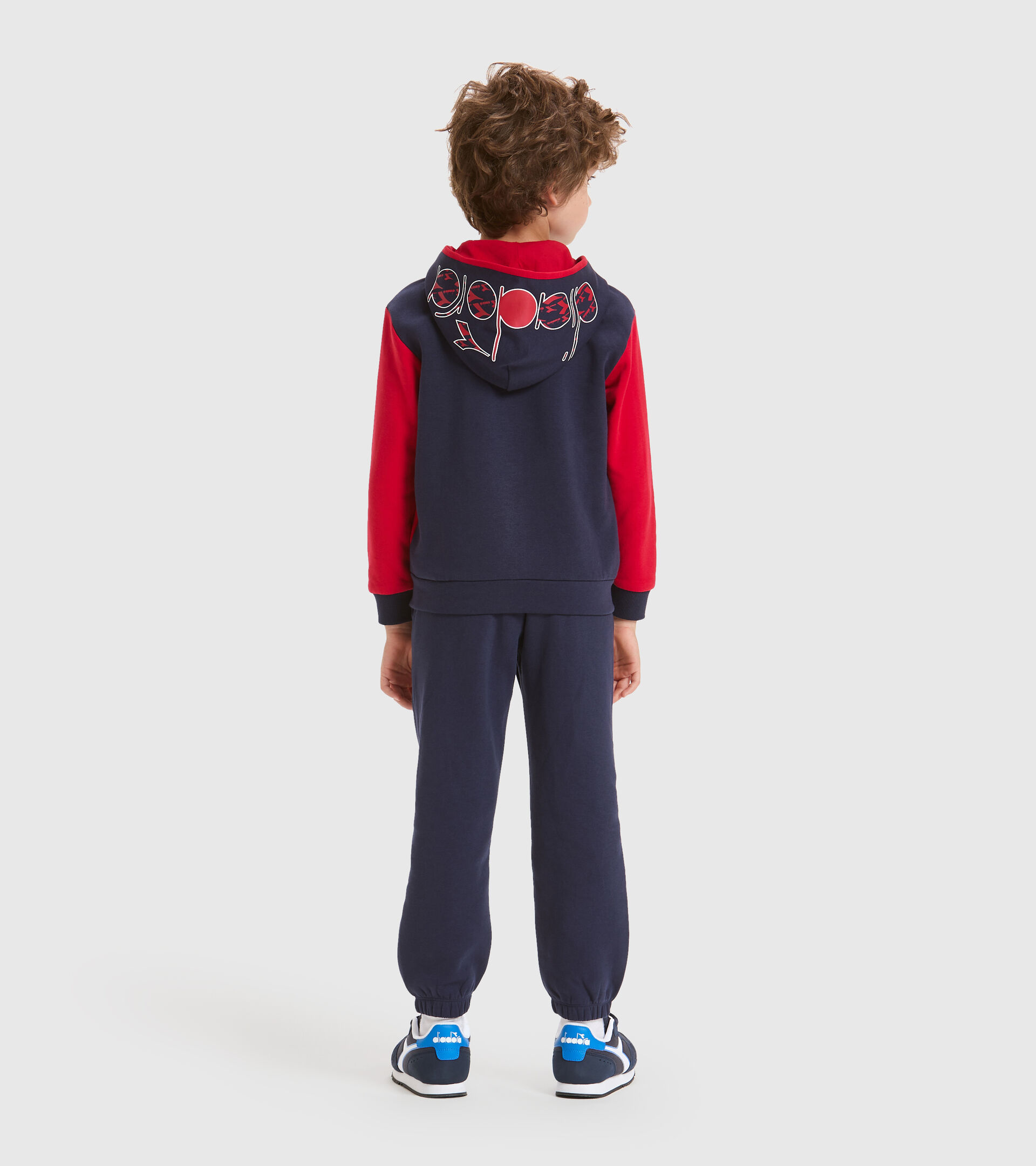 Tracksuit - Kids JB.TRACKSUIT HD FZ HOOPLA CLASSIC NAVY - Diadora