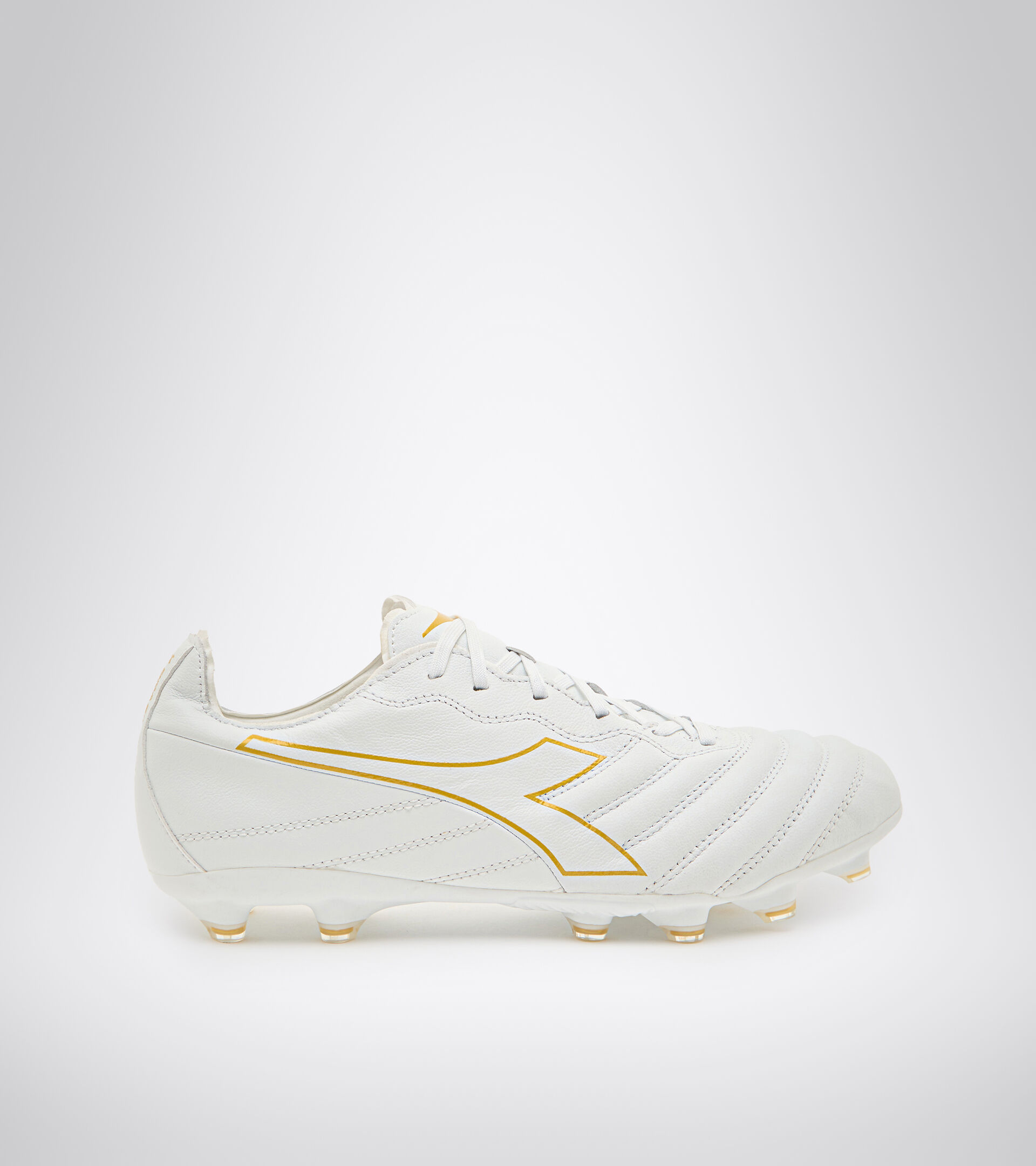 Scarpa da calcio per terreni compatti BRASIL ELITE LT LP12 BIANCO/ORO - Diadora