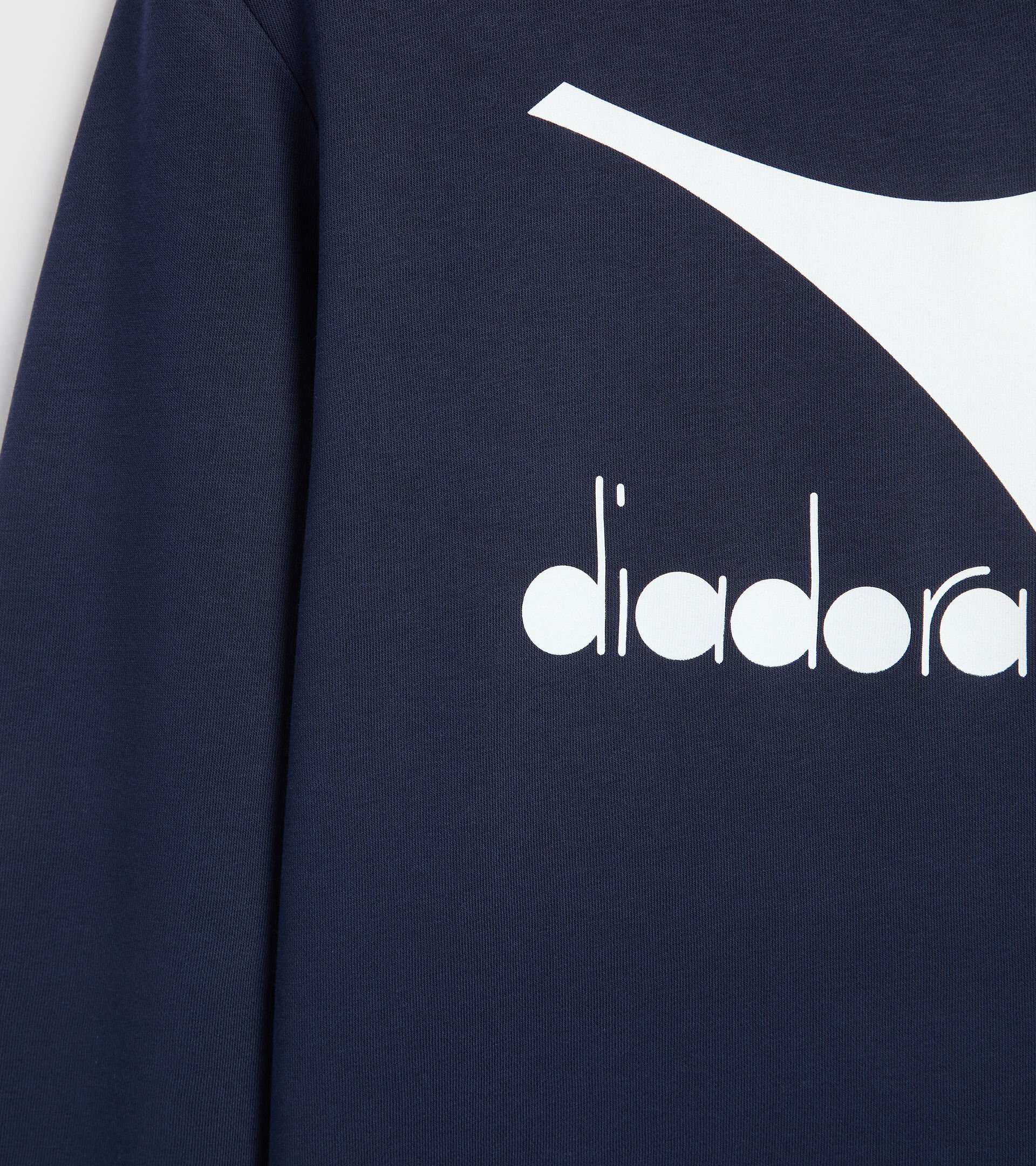 Sweater mit Rundhalsausschnitt - Herren SWEATSHIRT CREW LOGO CHROMIA CABAN BLAU - Diadora