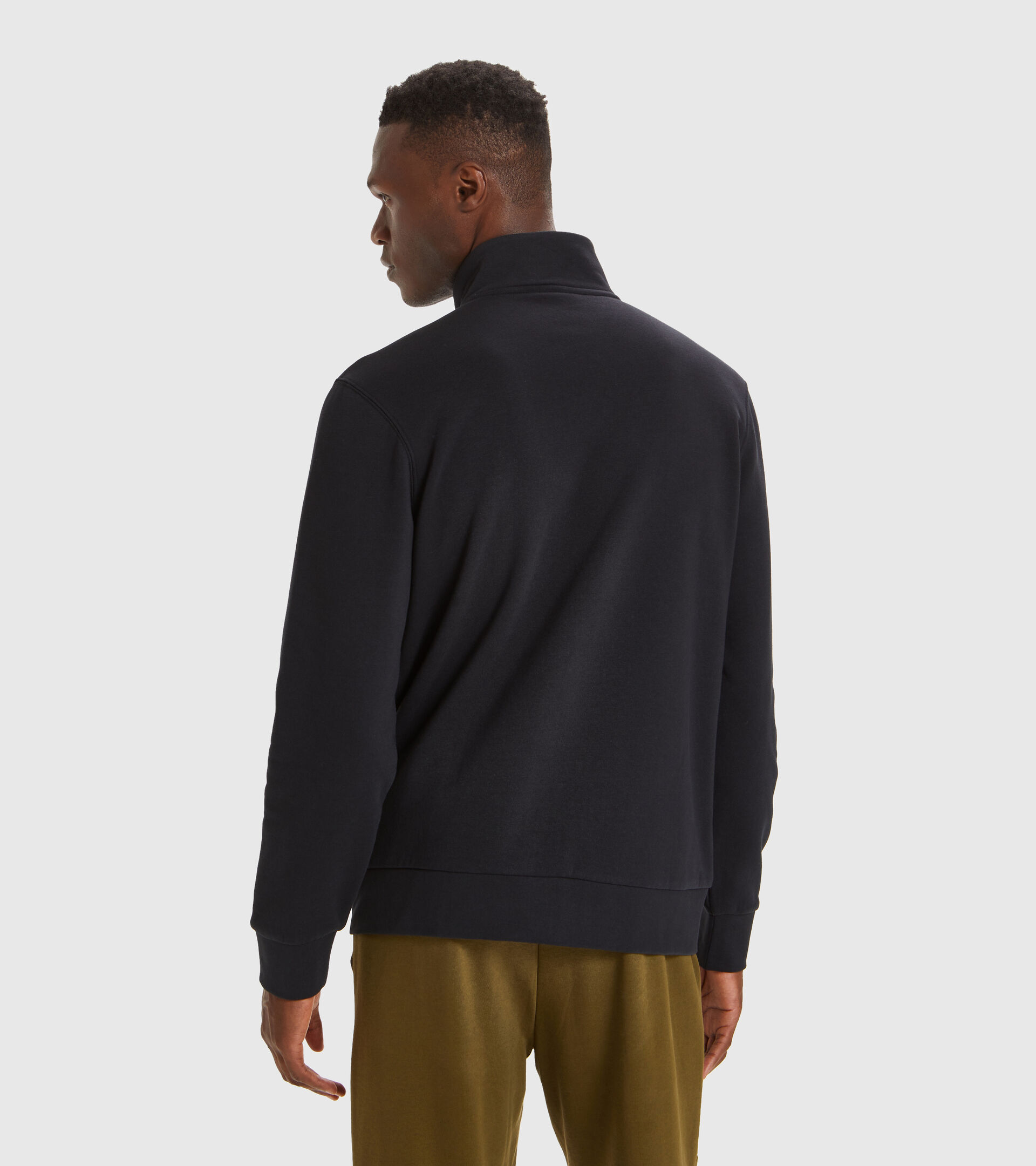 Crew-neck sweatshirt - Men SWEAT FZ CORE BLACK - Diadora