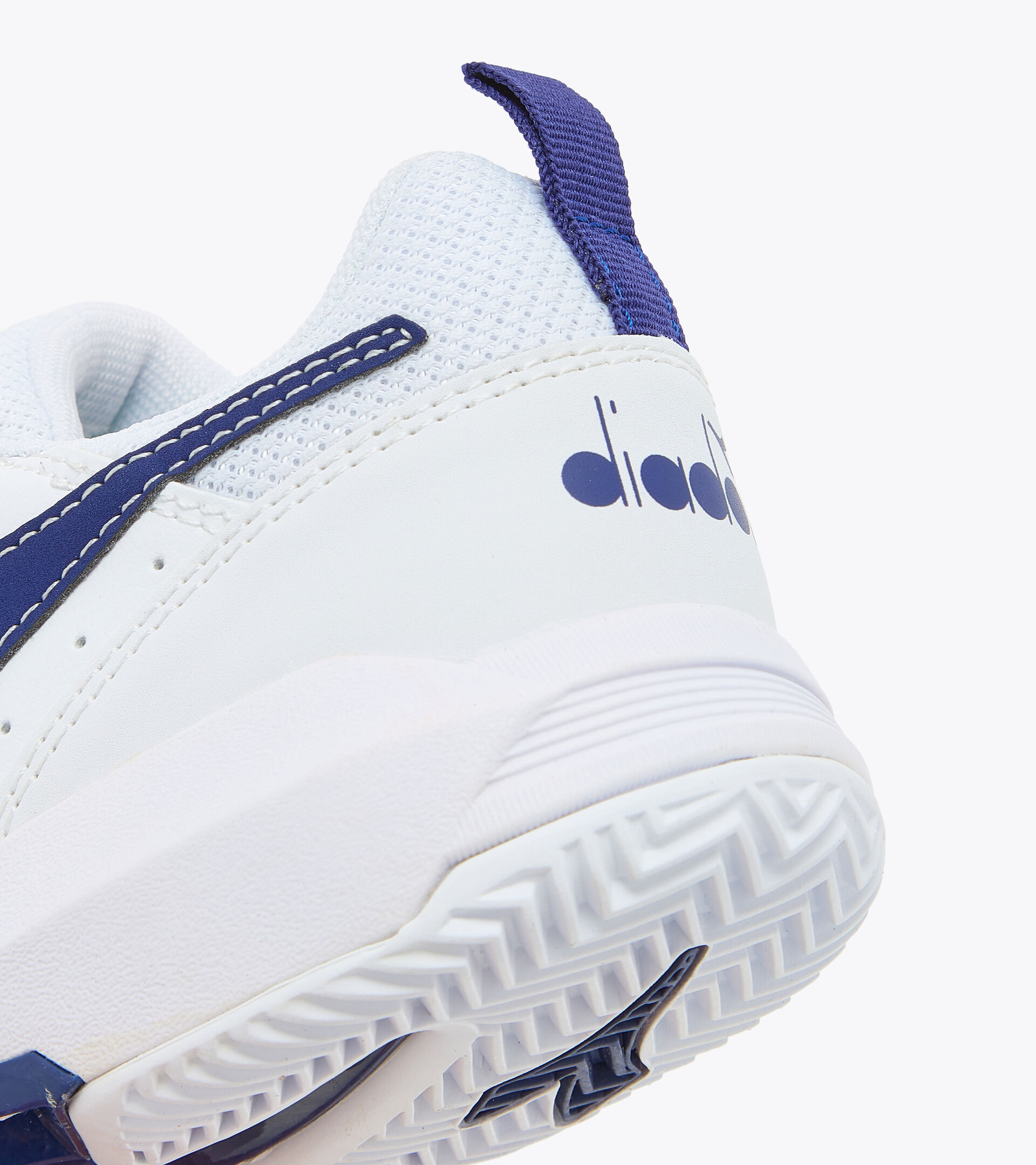 Tennis shoes for clay courts - Women S. CHALLENGE 5 W SL CLAY WHITE/BLUE PRINT - Diadora