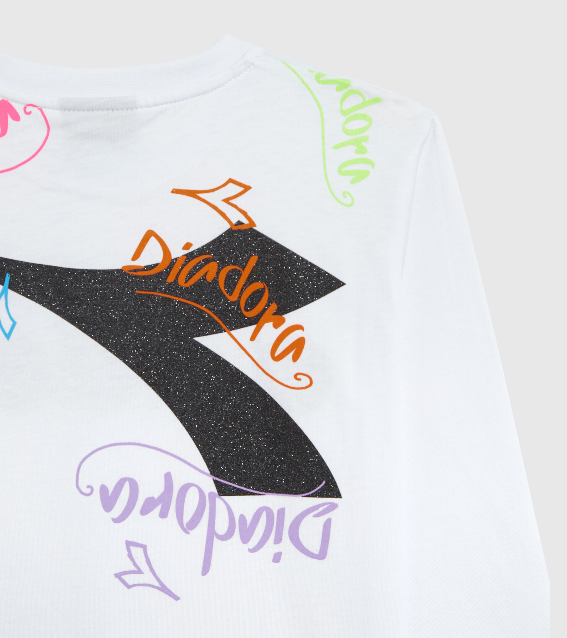 T-shirt long sleeve - Girl JG.T-SHIRT LS D MARSHMALLOW - Diadora
