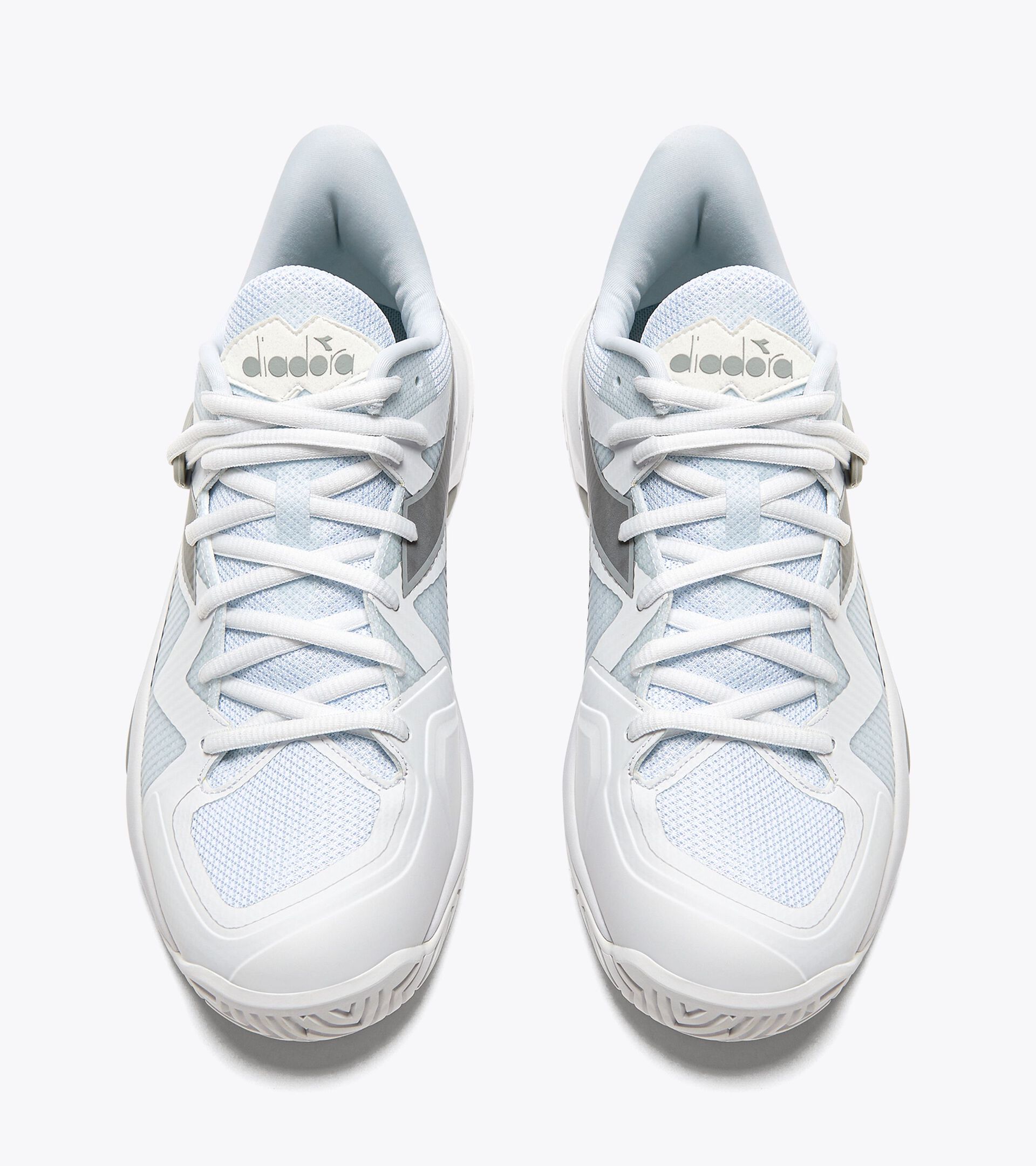Tennis shoes for hard surfaces or clay courts - Women B.ICON 2 W AG WHITE/SILVER - Diadora