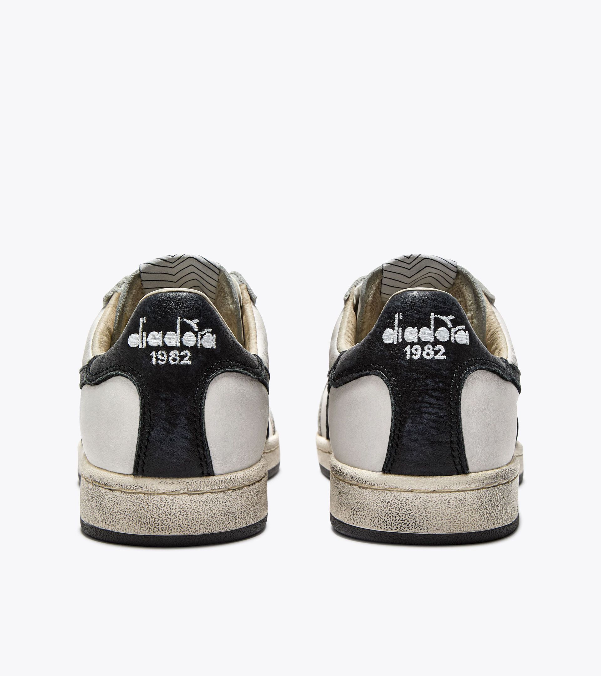 Heritage sneaker made from leather - All-gender PRESTIGE USED WHITE/BLACK - Diadora