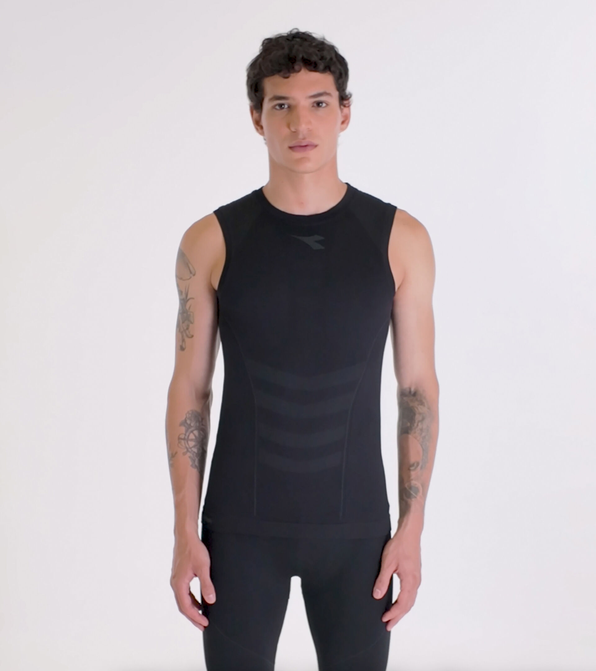 Made In Italy sleeveless t-shirt - Running - Men’s SL T-SHIRT STRATOZERO BLACK - Diadora