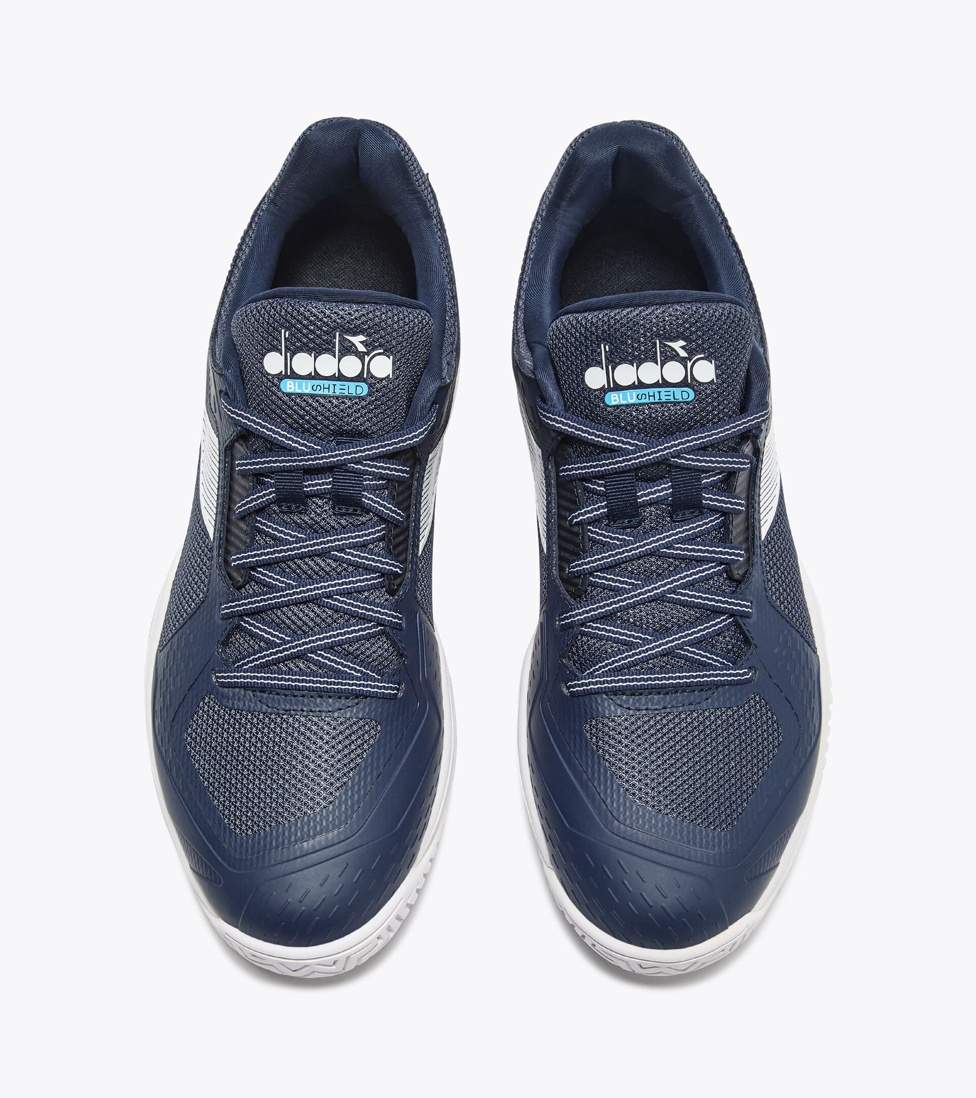 Tennis shoe for clay courts - Protection and cushioning - Men&rsquo;s BLUSHIELD TORNEO 3 CLAY BLUE CORSAIR/WHITE - Diadora