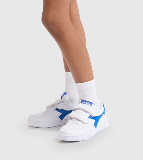RAPTOR LOW PS, BIANCO/BLU IMPERIALE Scarpa sportiva - Bambini 4-8 anni RAPTOR LOW PS BIANCO/BLU IMPERIALE - Diadora