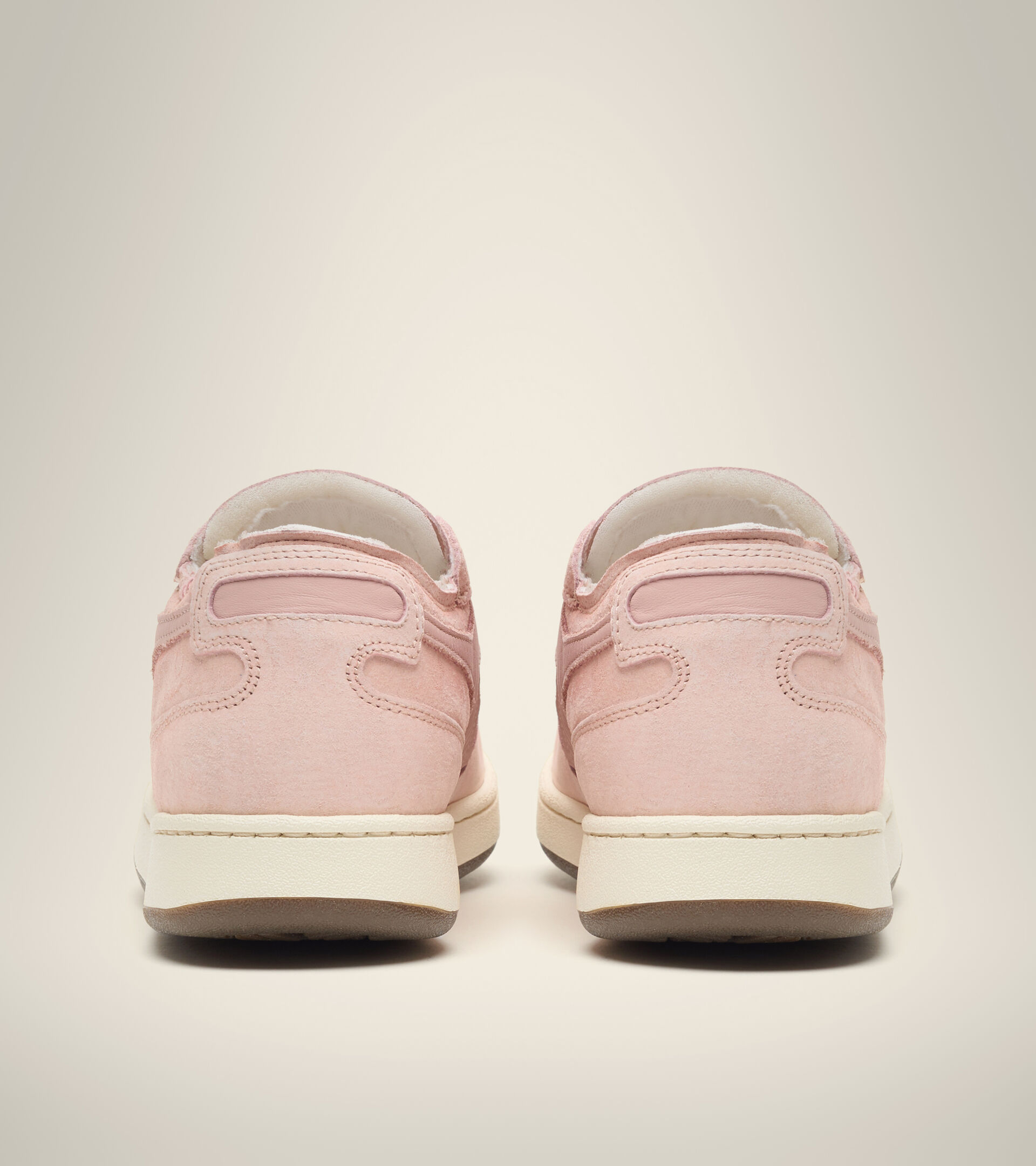 Footwear Heritage DONNA MI BASKET ROW CUT SUEDE USED WN ROSA CIPRIA Diadora