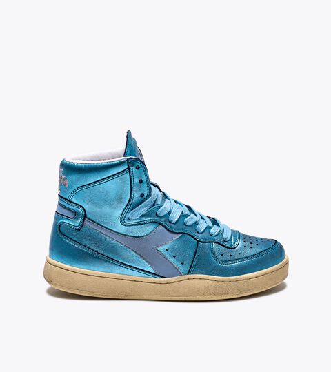 Heritage shoe - Unisex MI BASKET METAL USED AIR SKY-BLUE - Diadora