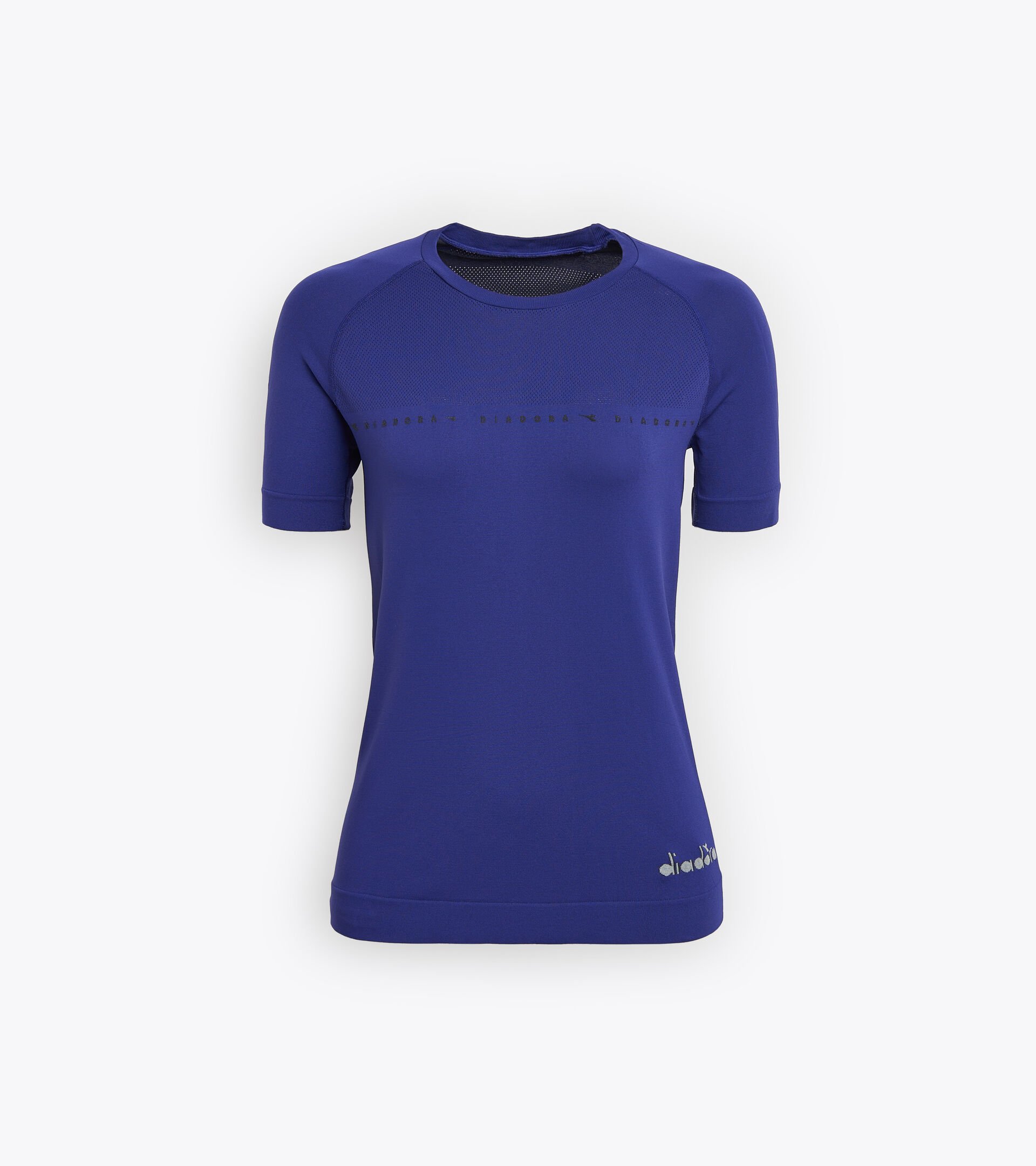 Made in Italy running t-shirt - Women  L. SS SKIN FRIENDLY T-SHIRT BLUE PRINT - Diadora