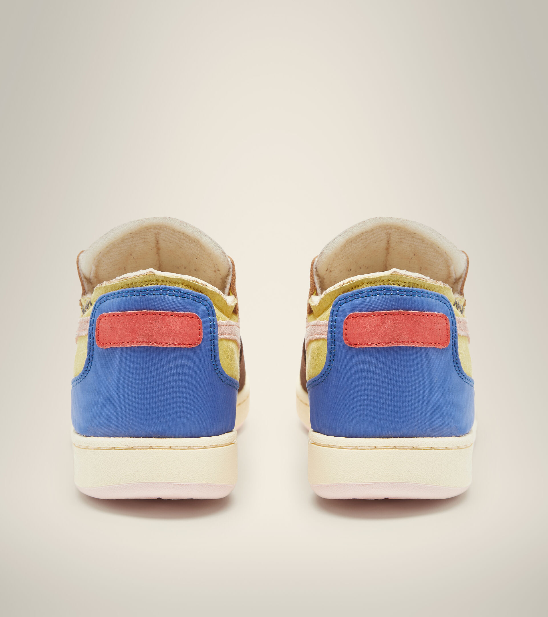 Chaussures Heritage Made in Italy - Unisexe MI BASKET ROW CUT CHOCO BREAKFAST JAUNE UTILITY - Diadora