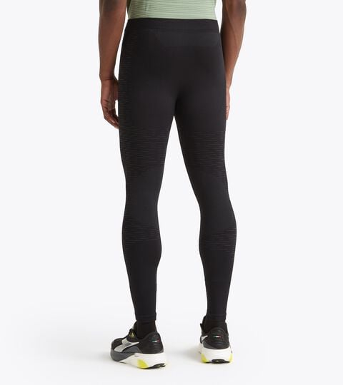 RUN TIGHTS STRATOUNO, NOIR Leggings techniques thermorégulateurs§Running§Homme RUN TIGHTS STRATOUNO NOIR - Diadora