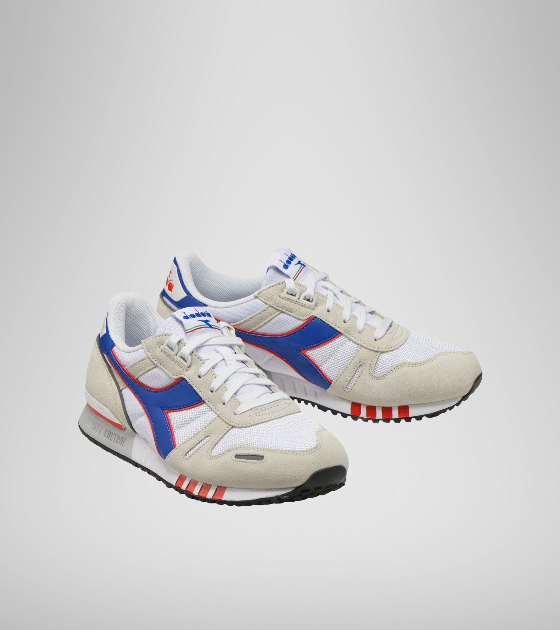 Sports shoe - Men TITAN WHITE/BLUE EYES - Diadora