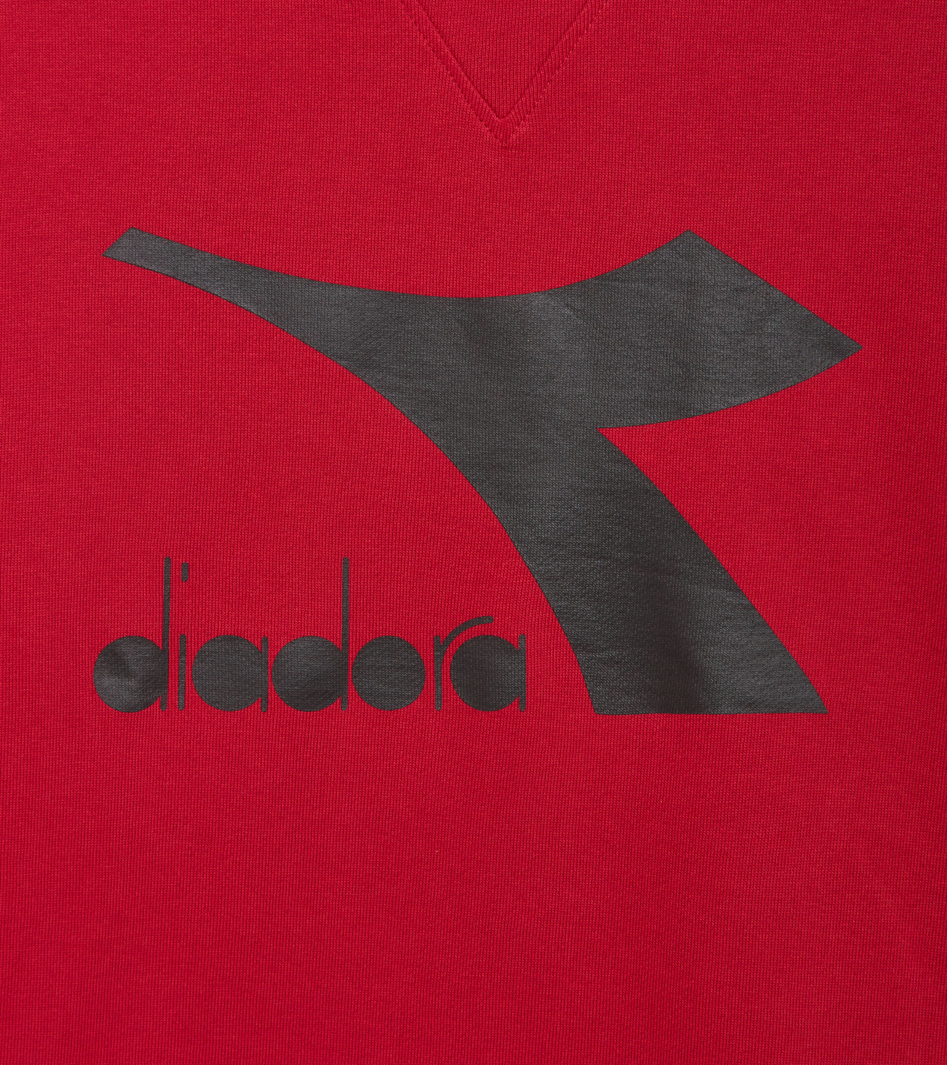 Felpa sportiva - Uomo SWEATSHIRT CREW CHROMIA ROSSO SALVIA - Diadora