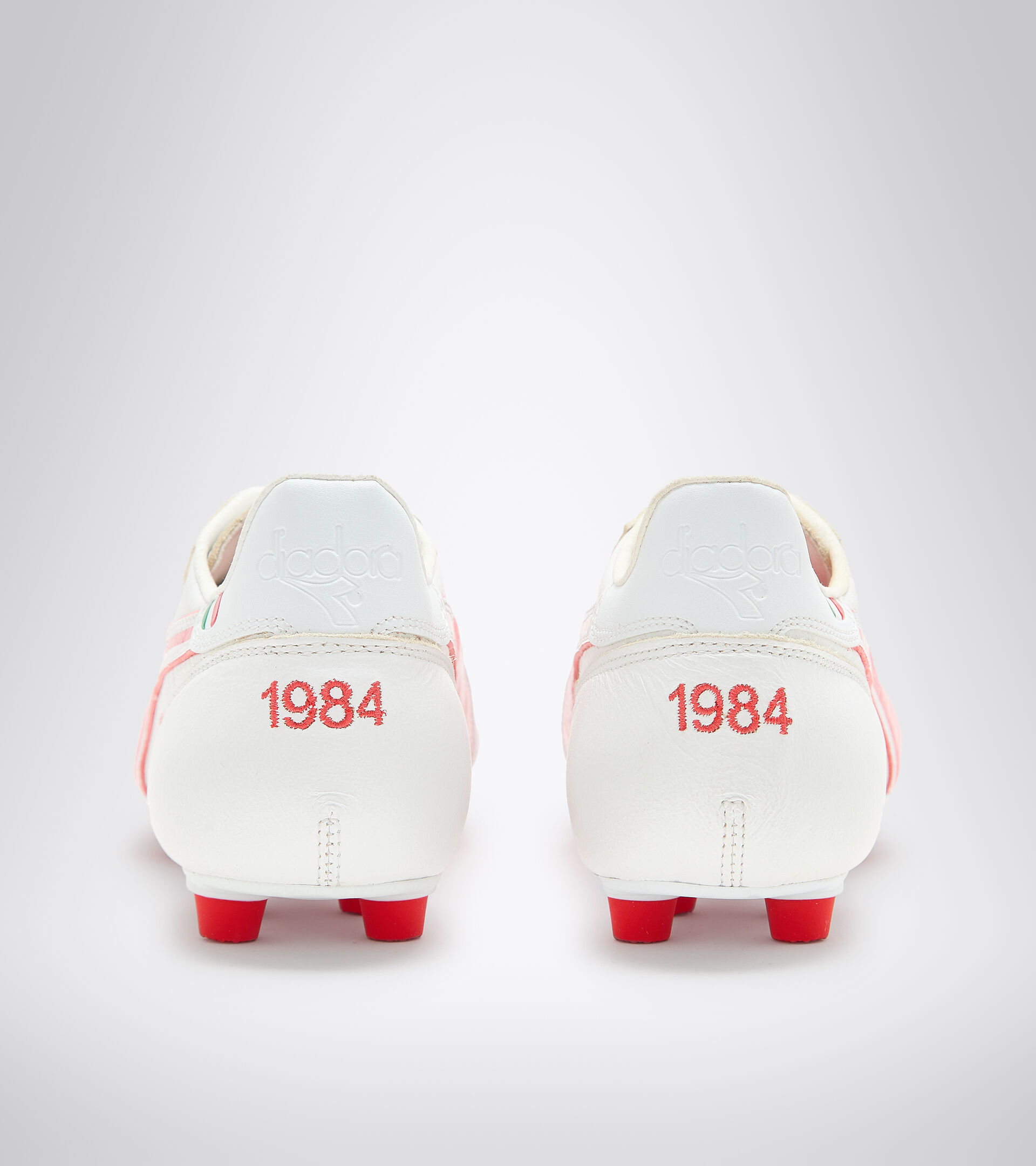 Firm ground football boots - Made in Italy BRASIL ITALY OG LT+ MDPU WHITE/MILANO RED - Diadora