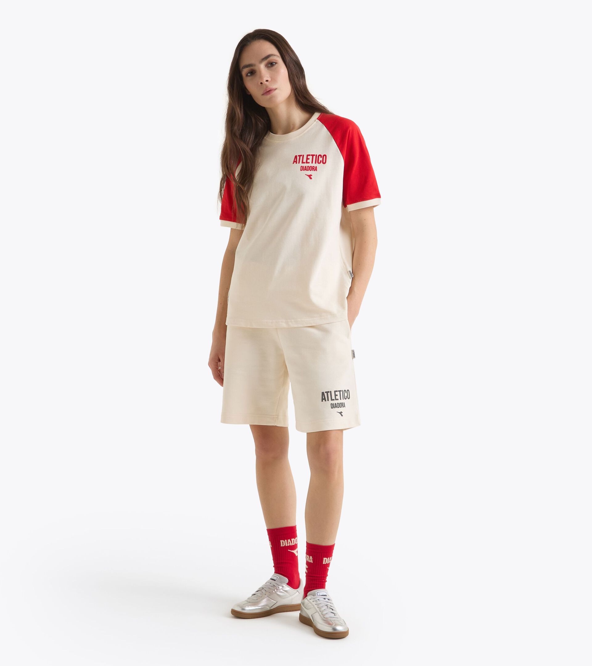 Camiseta Legacy - Made in Italy - Para todos los géneros T-SHIRT SS LEGACY ROJO INTENSO - Diadora