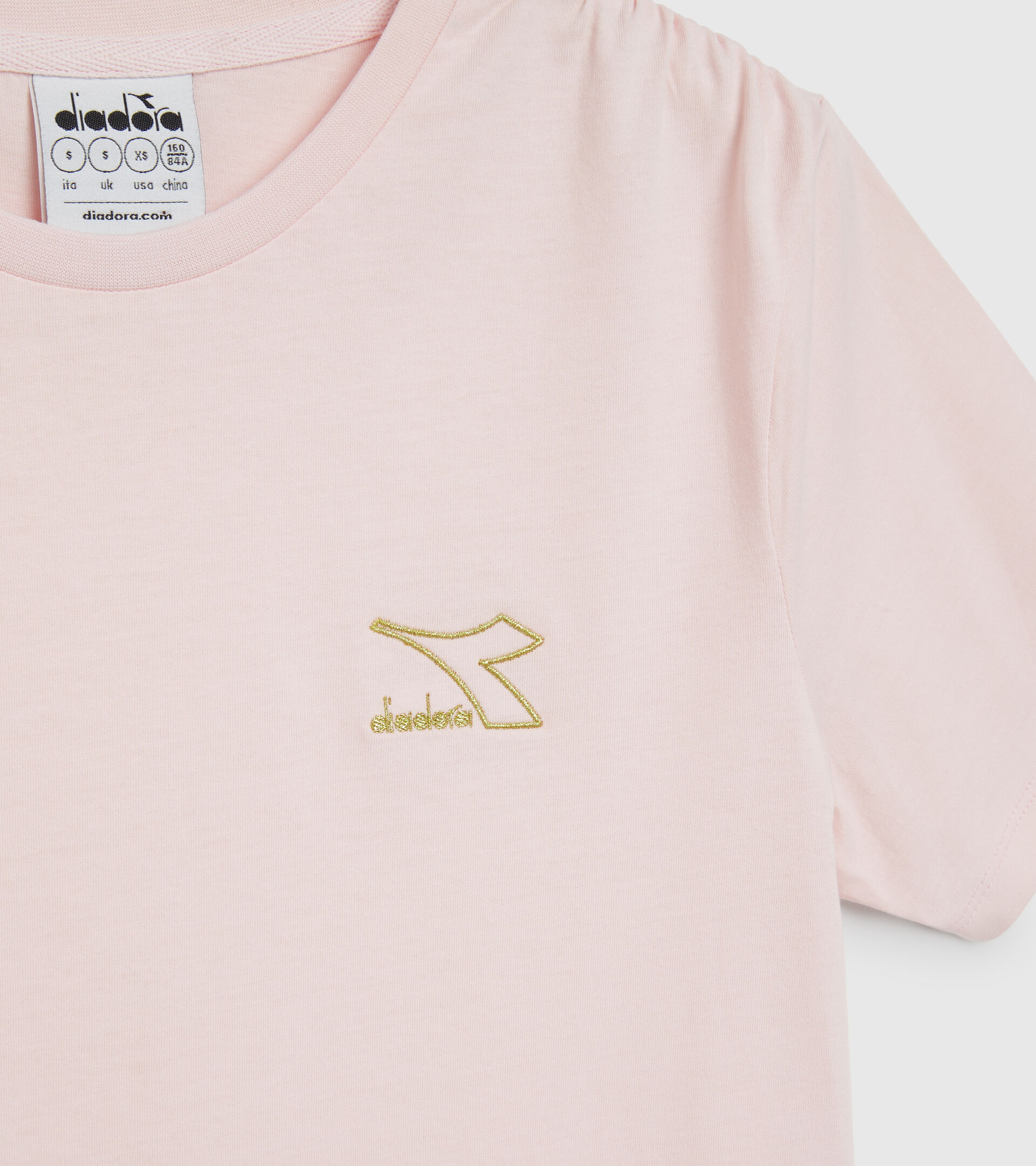 T-shirt de sport - Femme L.T-SHIRT SS FLOUNCE CRISTAL ROSE - Diadora