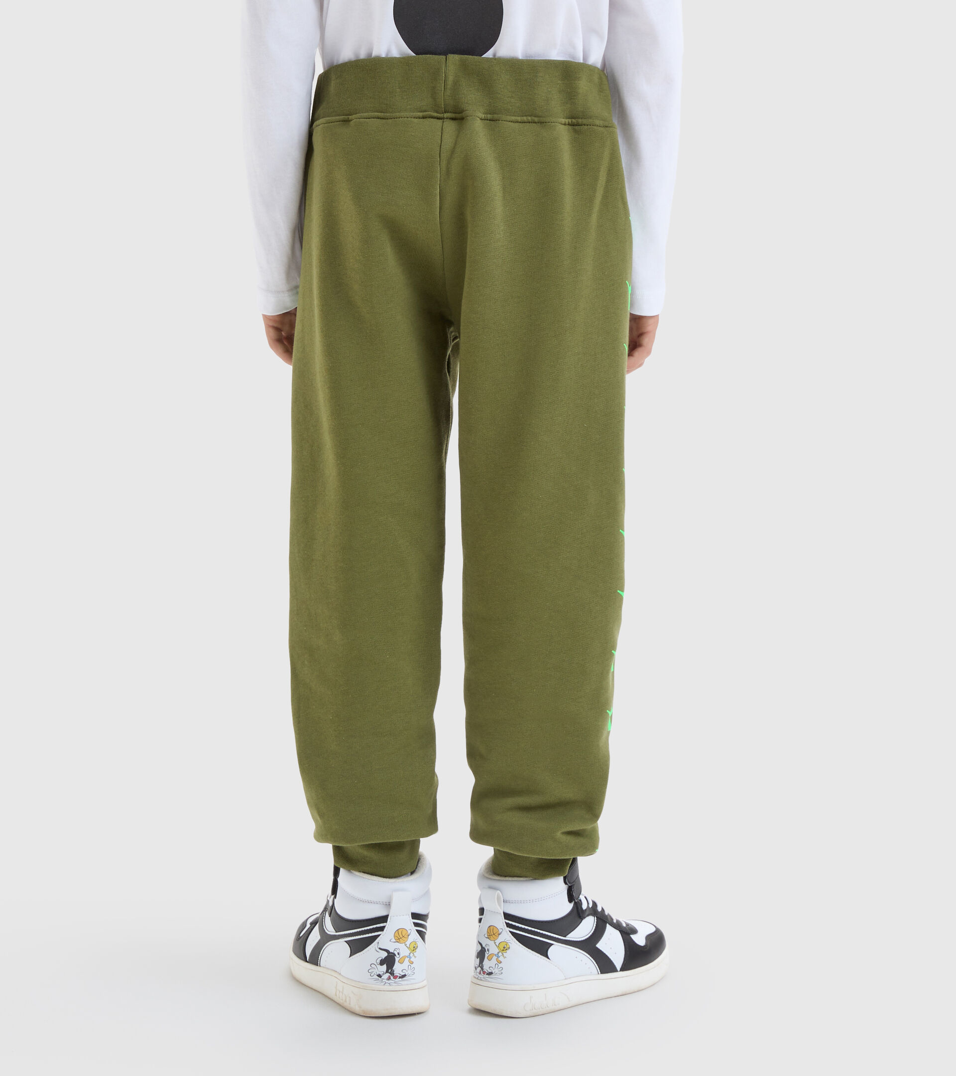 Pantalones de chándal con logotipo - Niño JB.PANTS CUFF D VERDE MILITARE(00737) - Diadora
