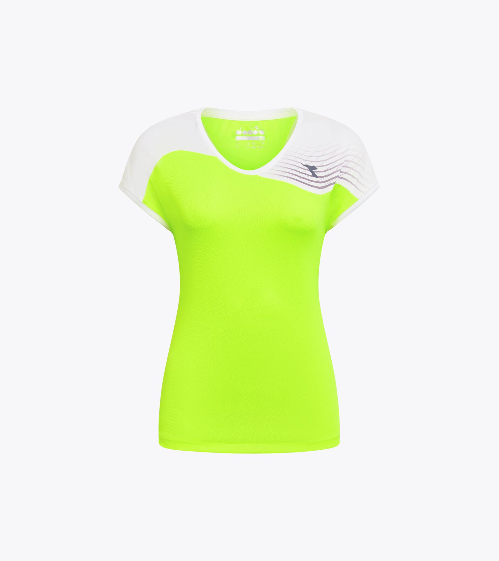 Tennis T-shirt - Women L. T-SHIRT COURT FLUO YELLOW DD - Diadora