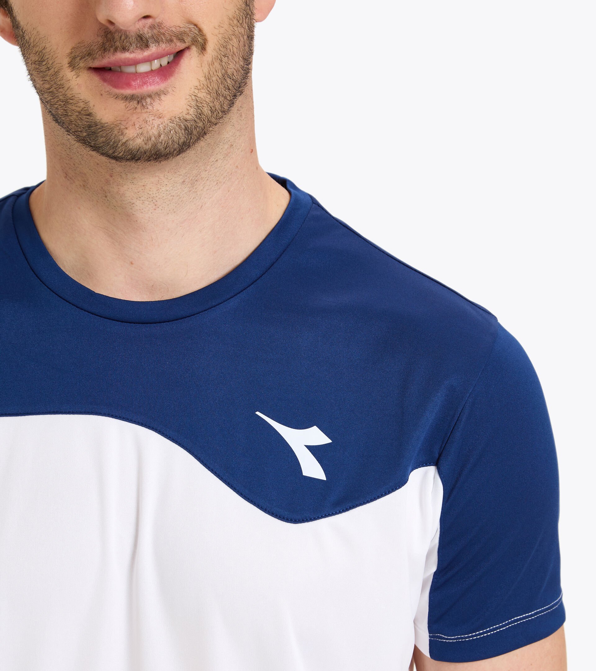 T-shirt da tennis - Uomo T-SHIRT TEAM BLU ESTATE - Diadora