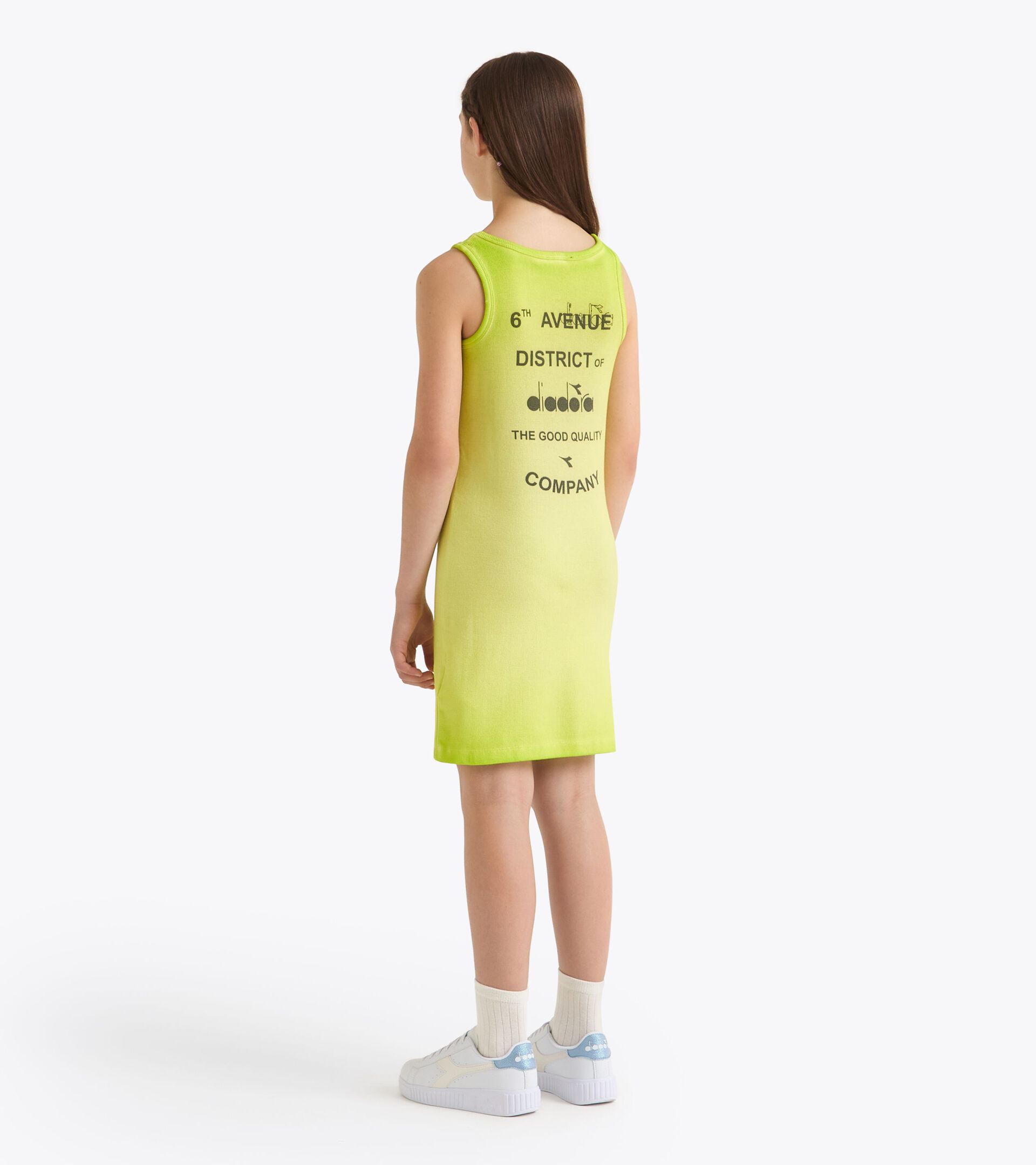 Sporty ribbed dress - Girl
JG. DRESS DISTRICT LIME GREEN - Diadora