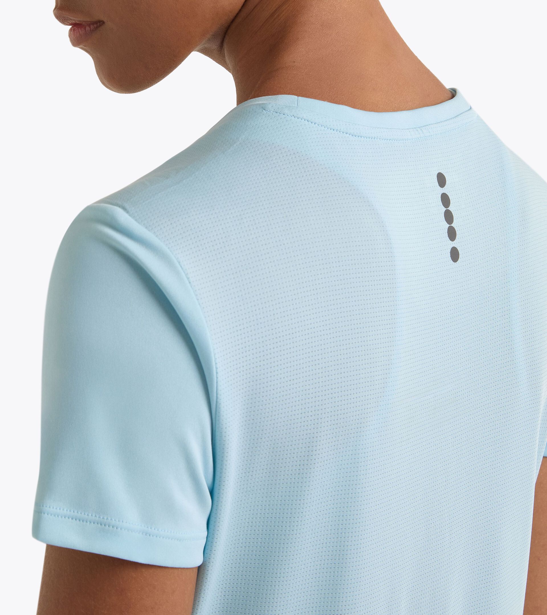 Sportliches T-Shirt - Damen L. SS T-SHIRT RUN LERCHENSPORN BLAU - Diadora